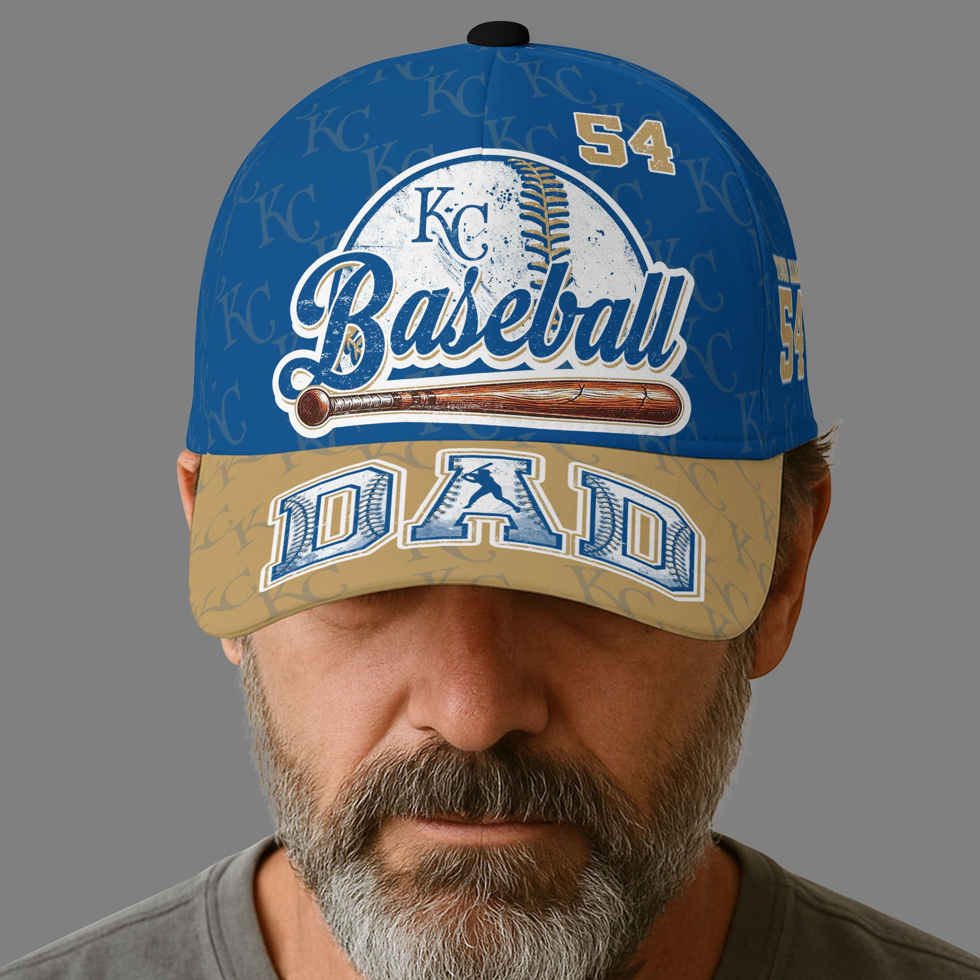 Kansas City Royals Cap Custom Name And Number, Sport Cap For Fan, Father's Day Gifts ETRG-04191936