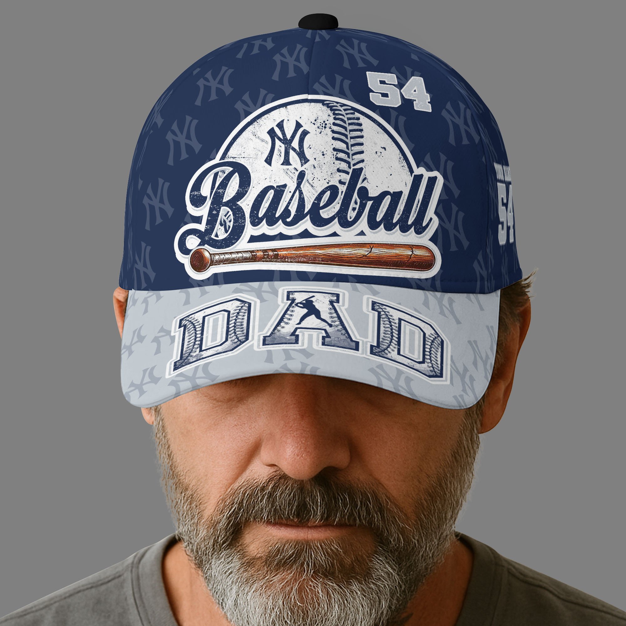 New York Yankees Cap Custom Name And Number, Sport Cap For Fan, Father's Day Gifts ETRG-04191936