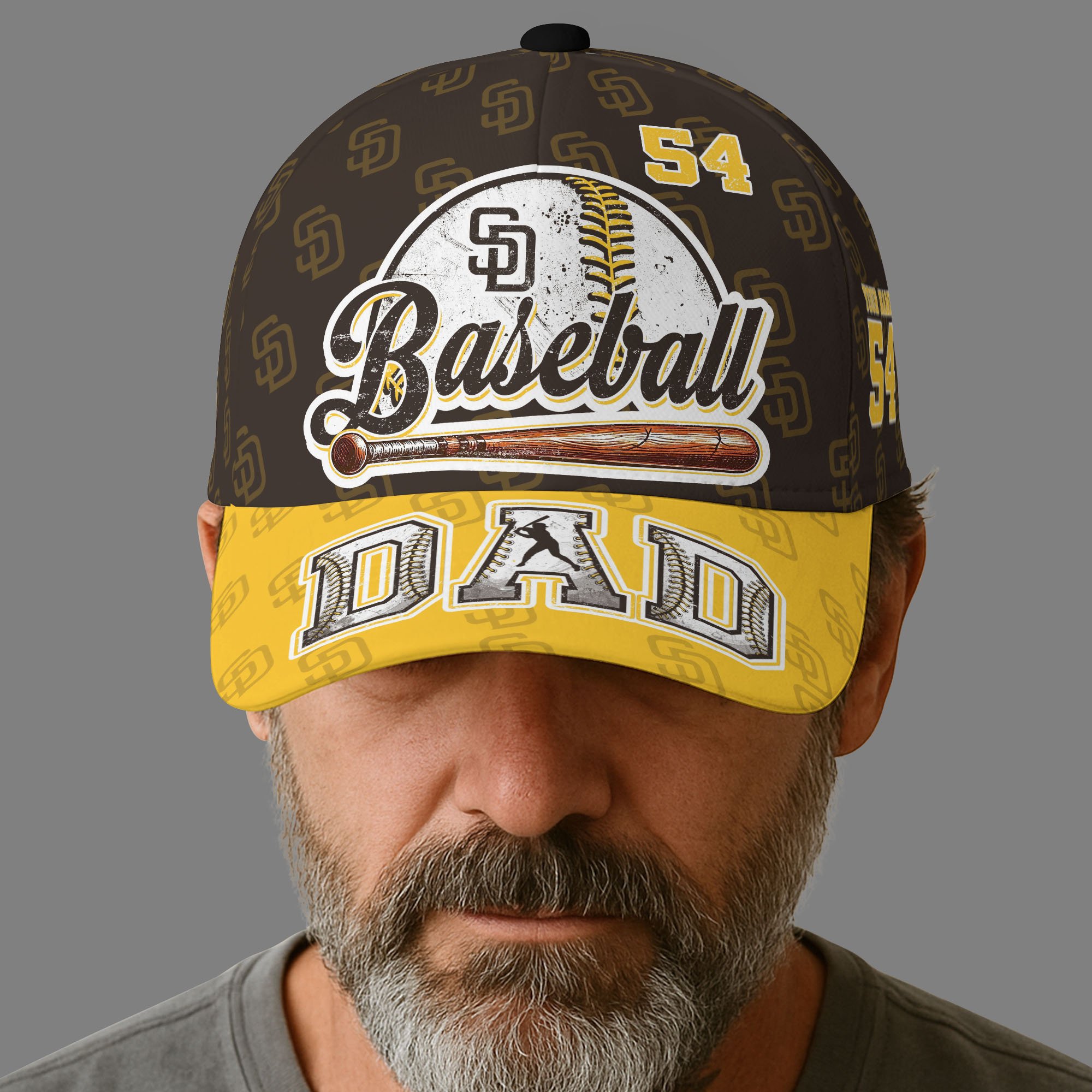 San Diego Padres Cap Custom Name And Number, Sport Cap For Fan, Father's Day Gifts ETRG-04191936