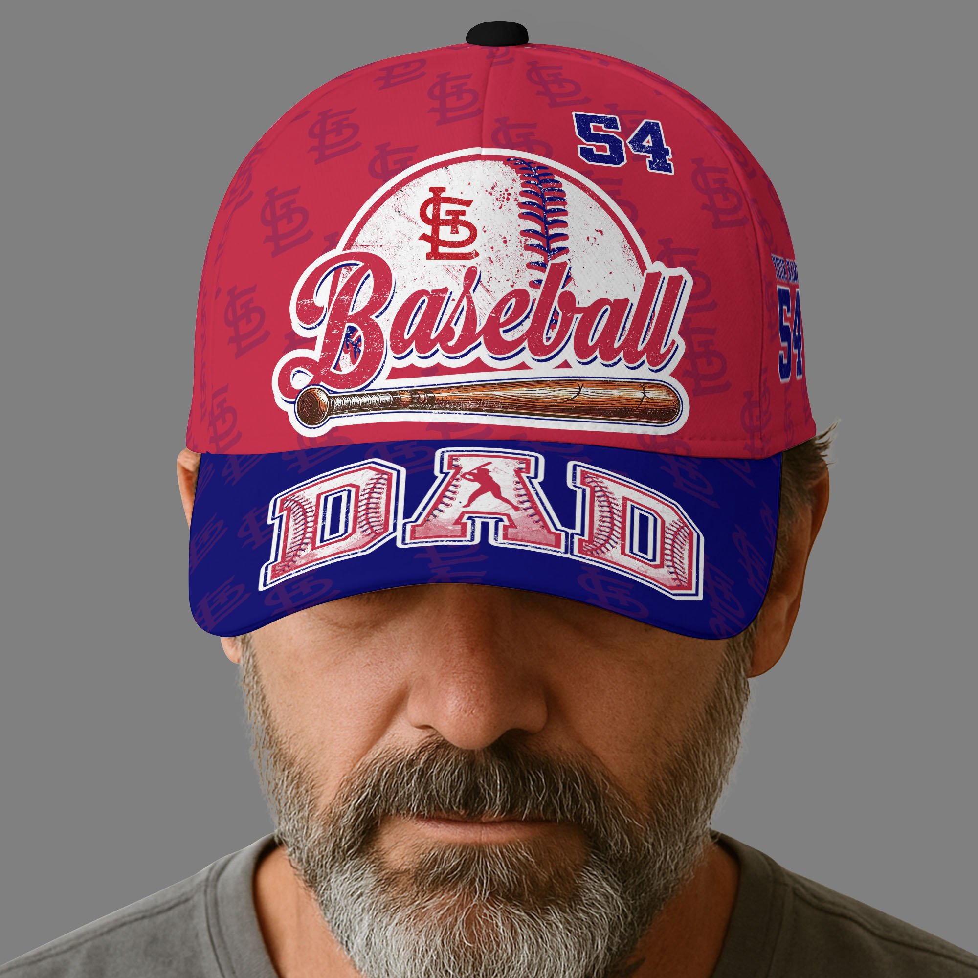 St. Louis Cardinals Cap Custom Name And Number, Sport Cap For Fan, Father's Day Gifts ETRG-04191936