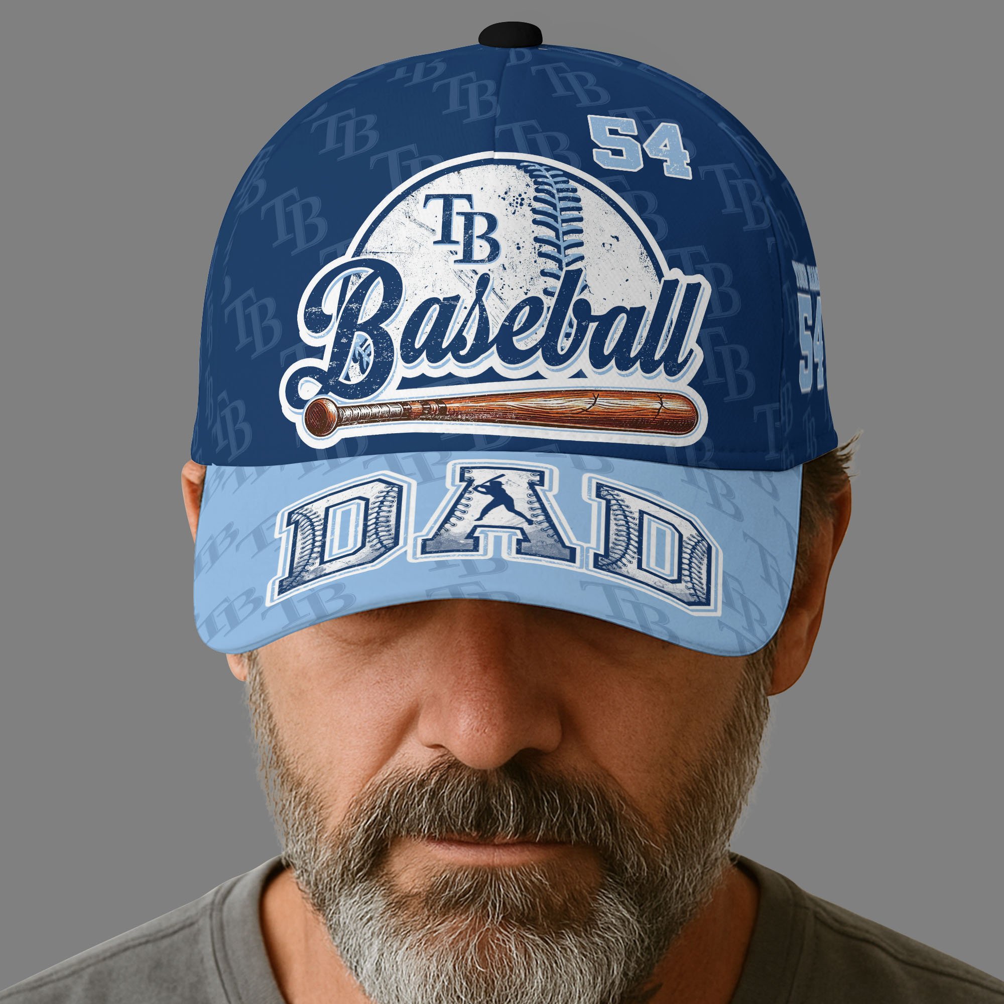 Tampa Bay Rays Cap Custom Name And Number, Sport Cap For Fan, Father's Day Gifts ETRG-04191936