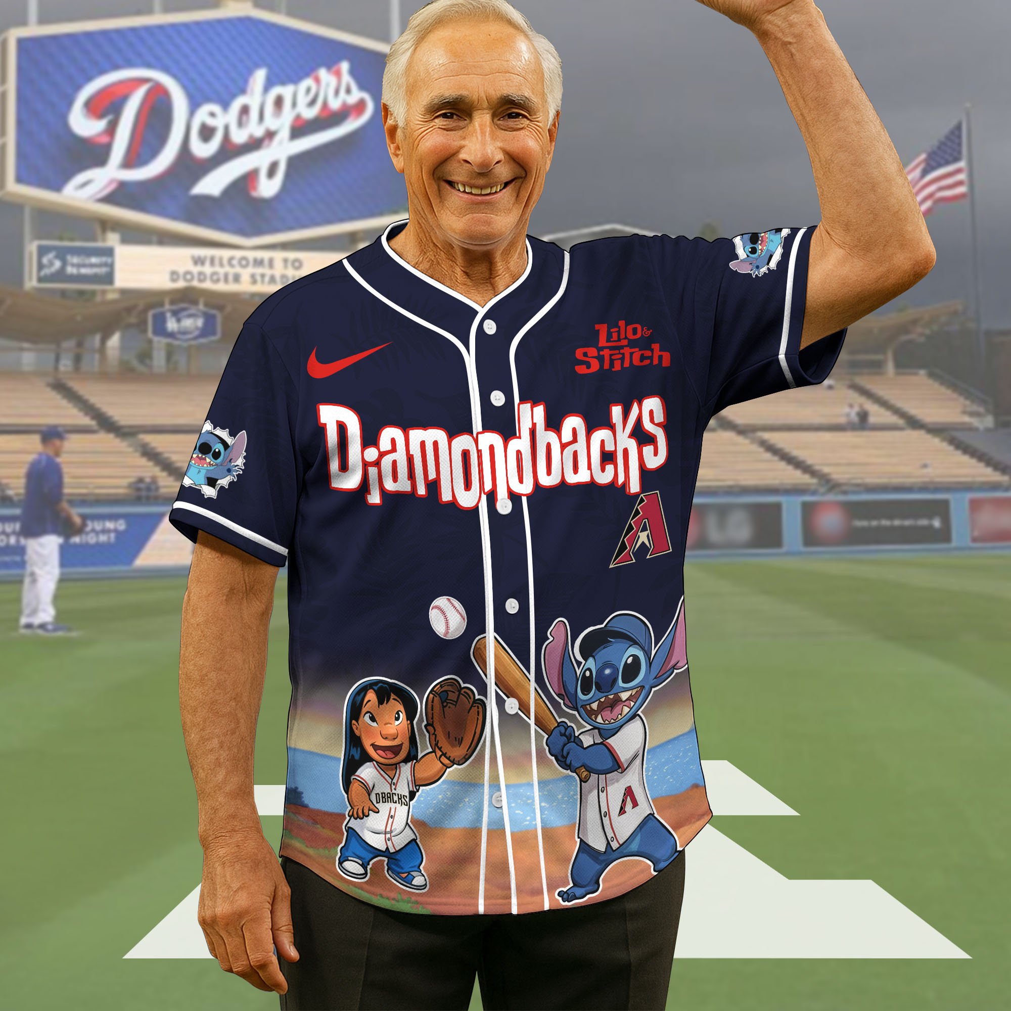 Arizona Diamondbacks Baseball Shirt x Stitch, Baseball Jersey Editions Limited 2025, Sport Team Shirt, Sport Gifts ETRG-05082169