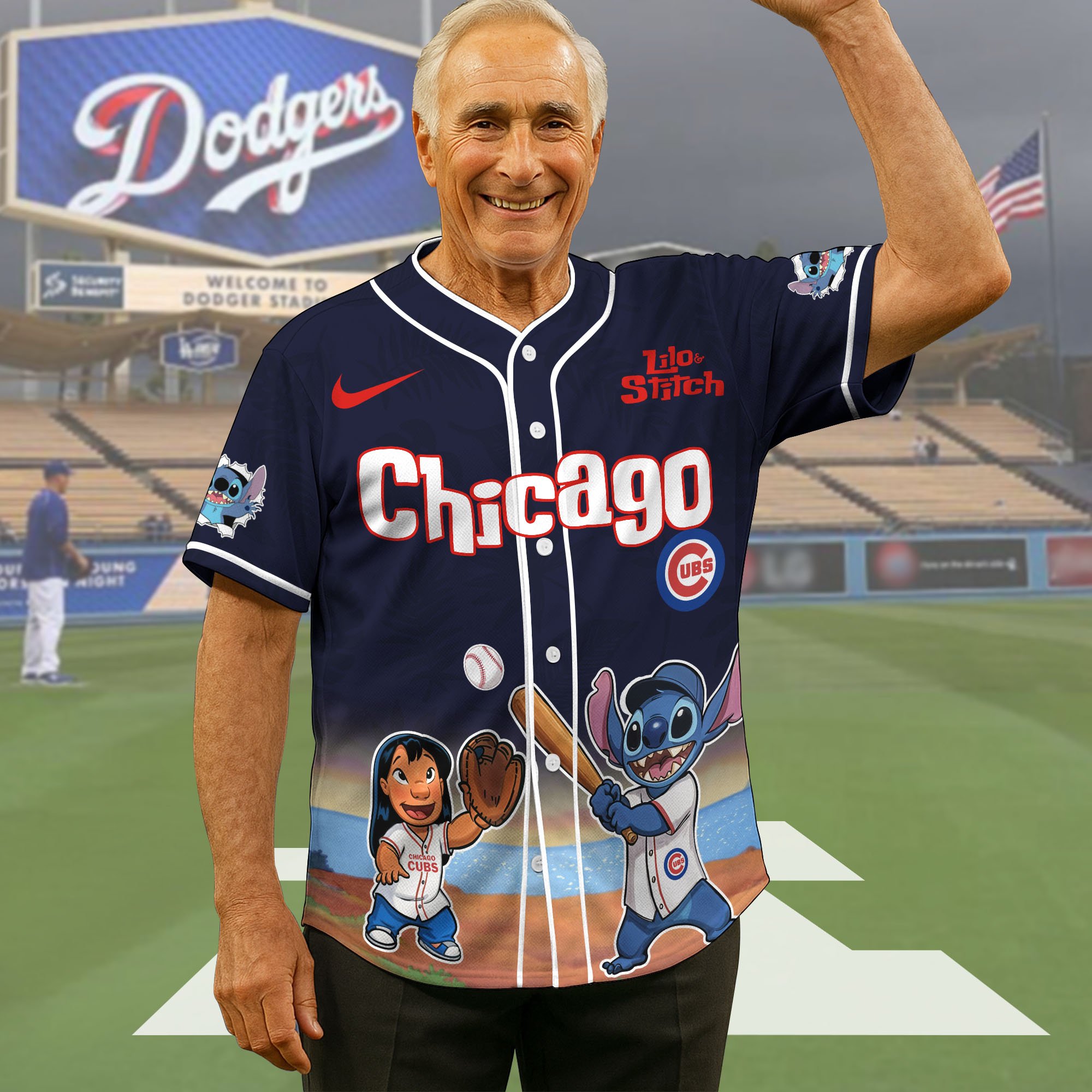 Chicago Cubs Baseball Shirt x Stitch, Baseball Jersey Editions Limited 2025, Sport Team Shirt, Sport Gifts ETRG-05082169