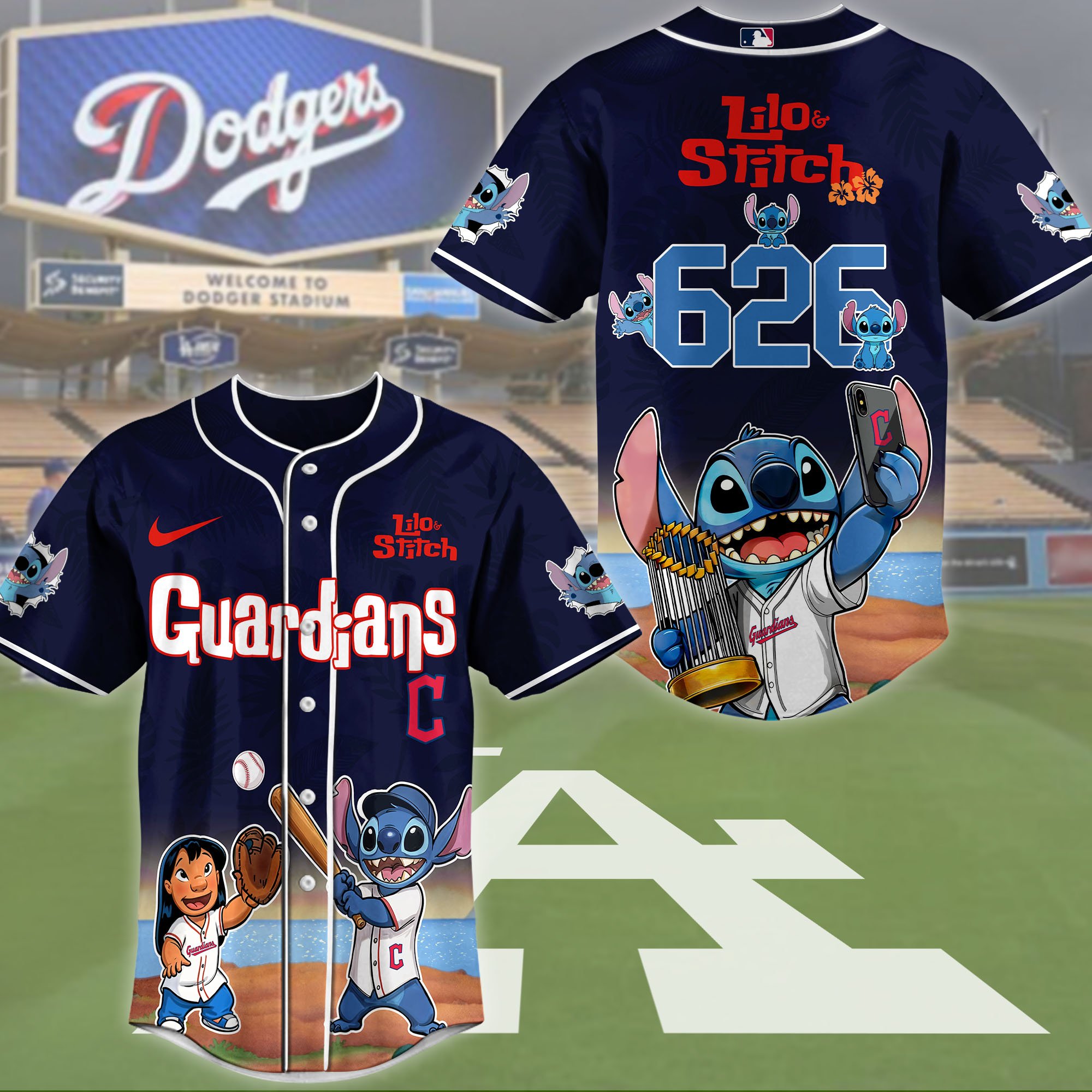 Cleveland Guardians Baseball Shirt x Stitch, Baseball Jersey Editions Limited 2025, Sport Team Shirt, Sport Gifts ETRG-05082169 - Image 3