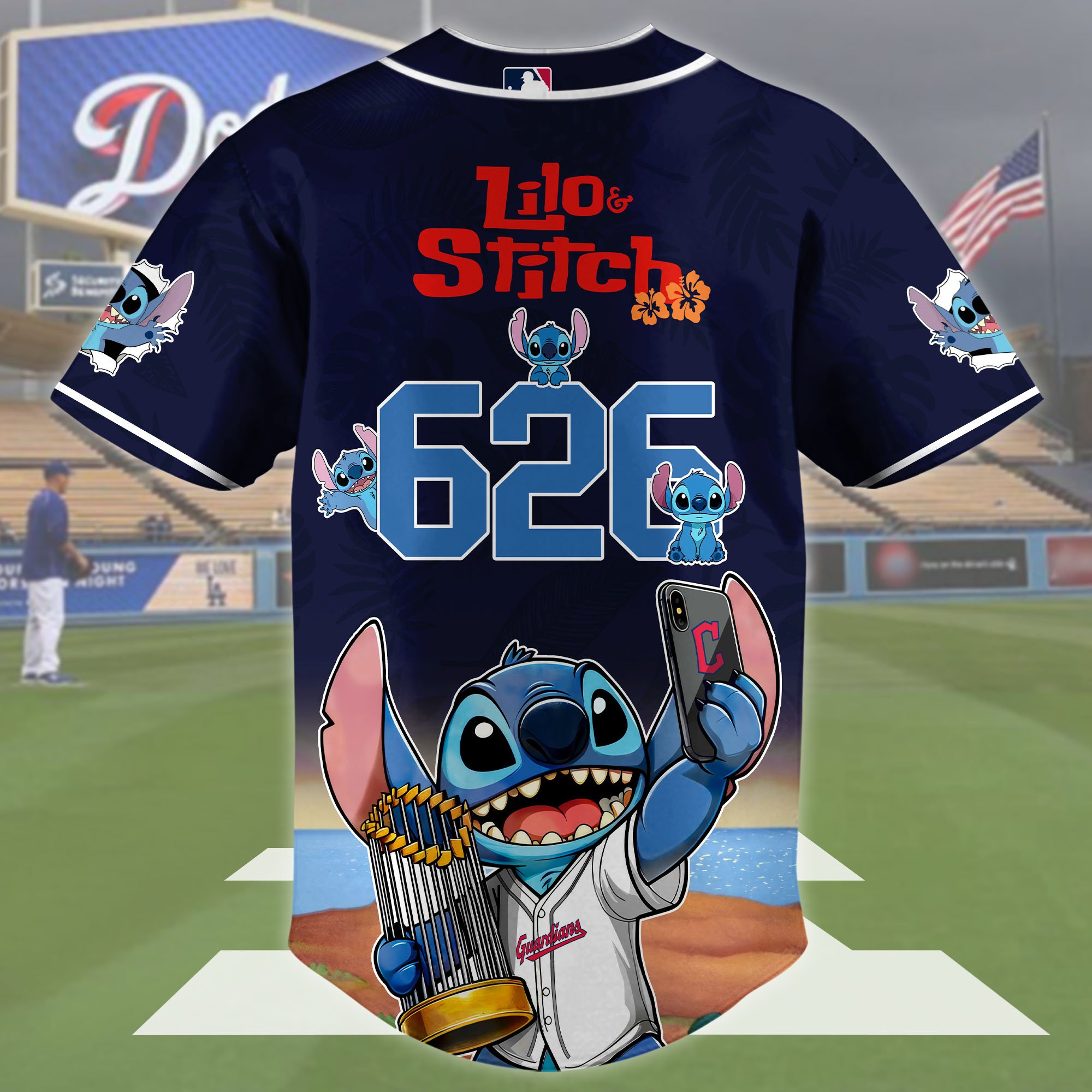 Cleveland Guardians Baseball Shirt x Stitch, Baseball Jersey Editions Limited 2025, Sport Team Shirt, Sport Gifts ETRG-05082169 - Image 5