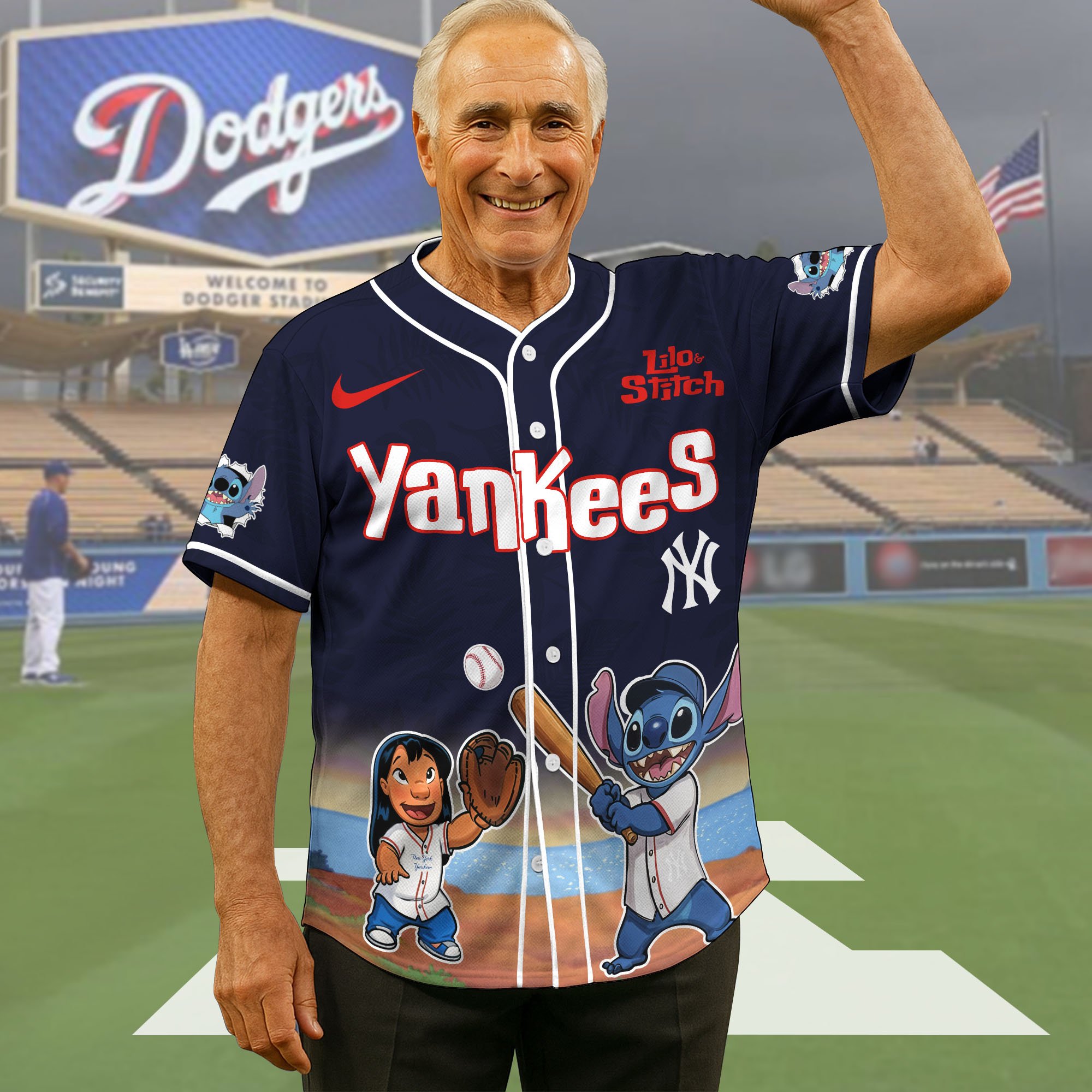 New York Yankees Baseball Shirt x Stitch, Baseball Jersey Editions Limited 2025, Sport Team Shirt, Sport Gifts ETRG-05082169