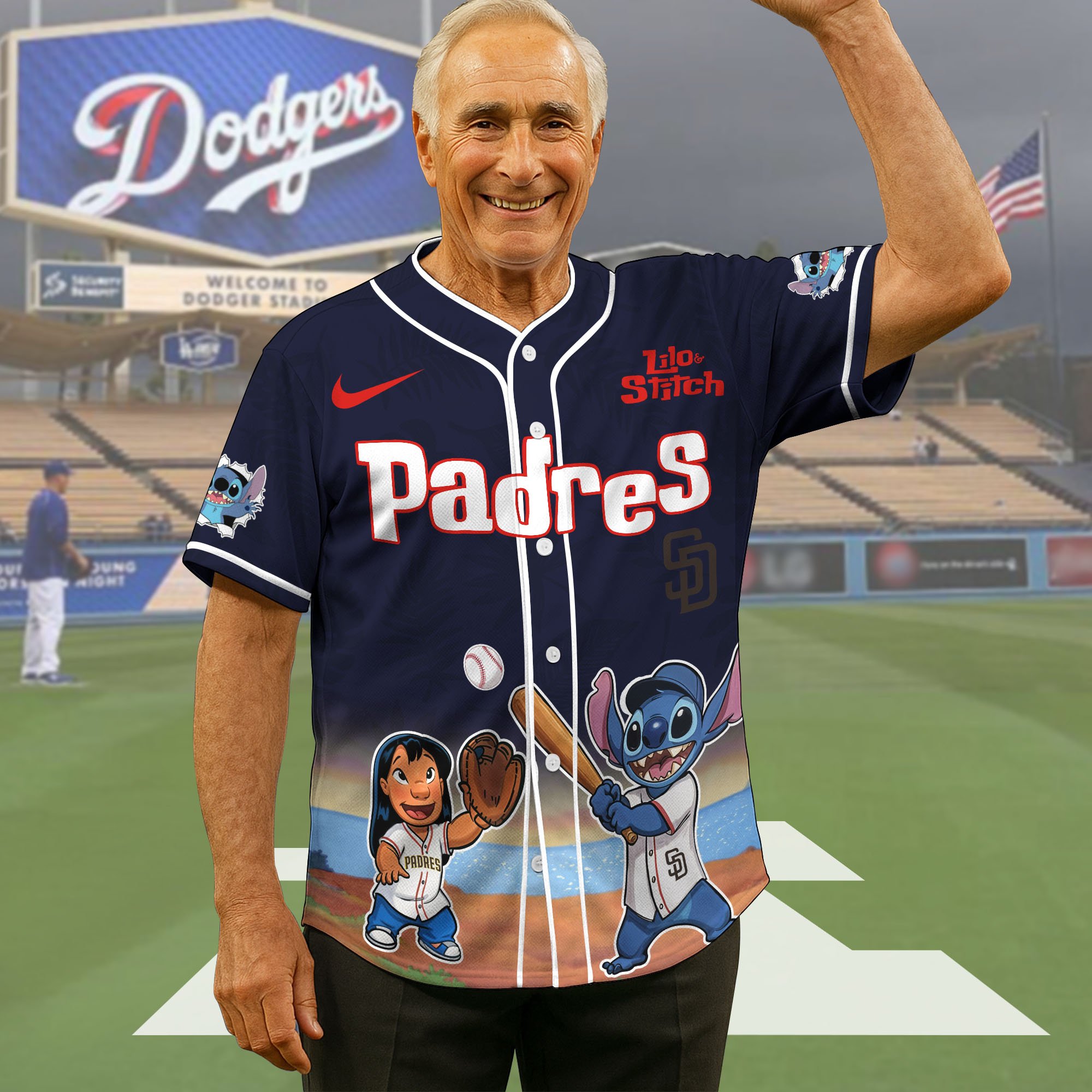 San Diego Padres Baseball Shirt x Stitch, Baseball Jersey Editions Limited 2025, Sport Team Shirt, Sport Gifts ETRG-05082169