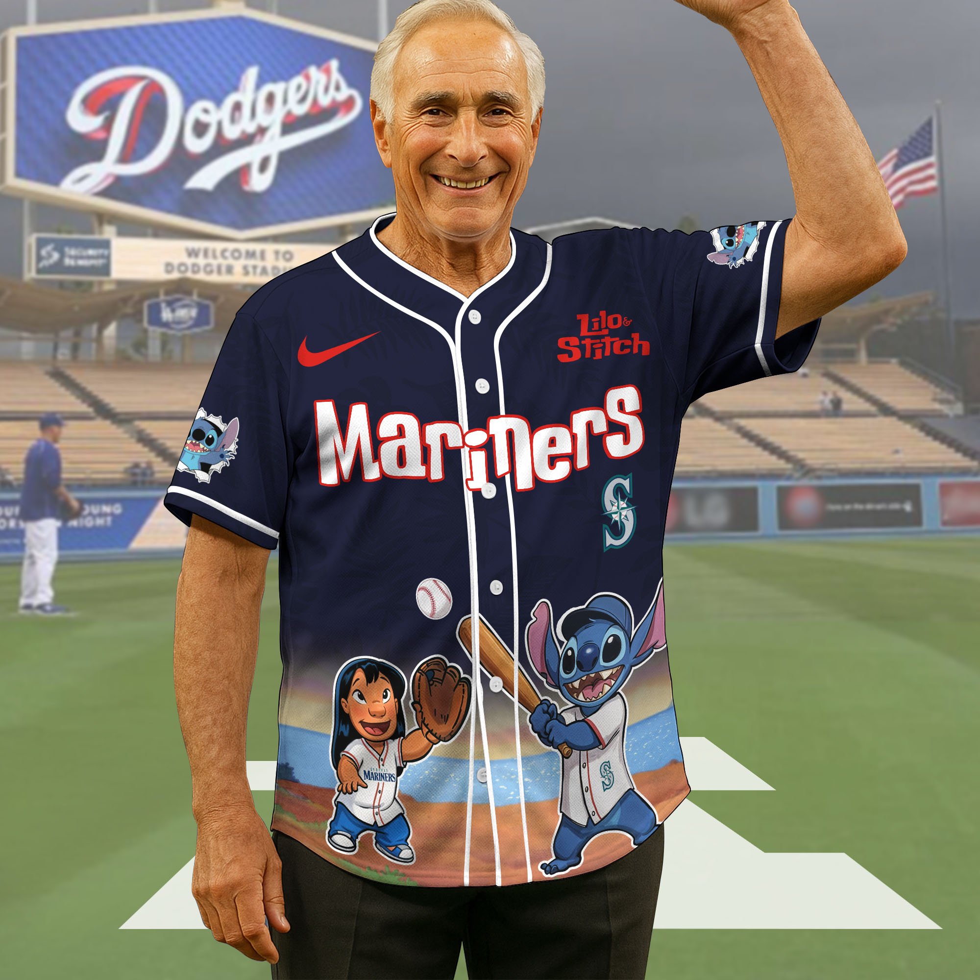 Seattle Mariners Baseball Shirt x Stitch, Baseball Jersey Editions Limited 2025, Sport Team Shirt, Sport Gifts ETRG-05082169