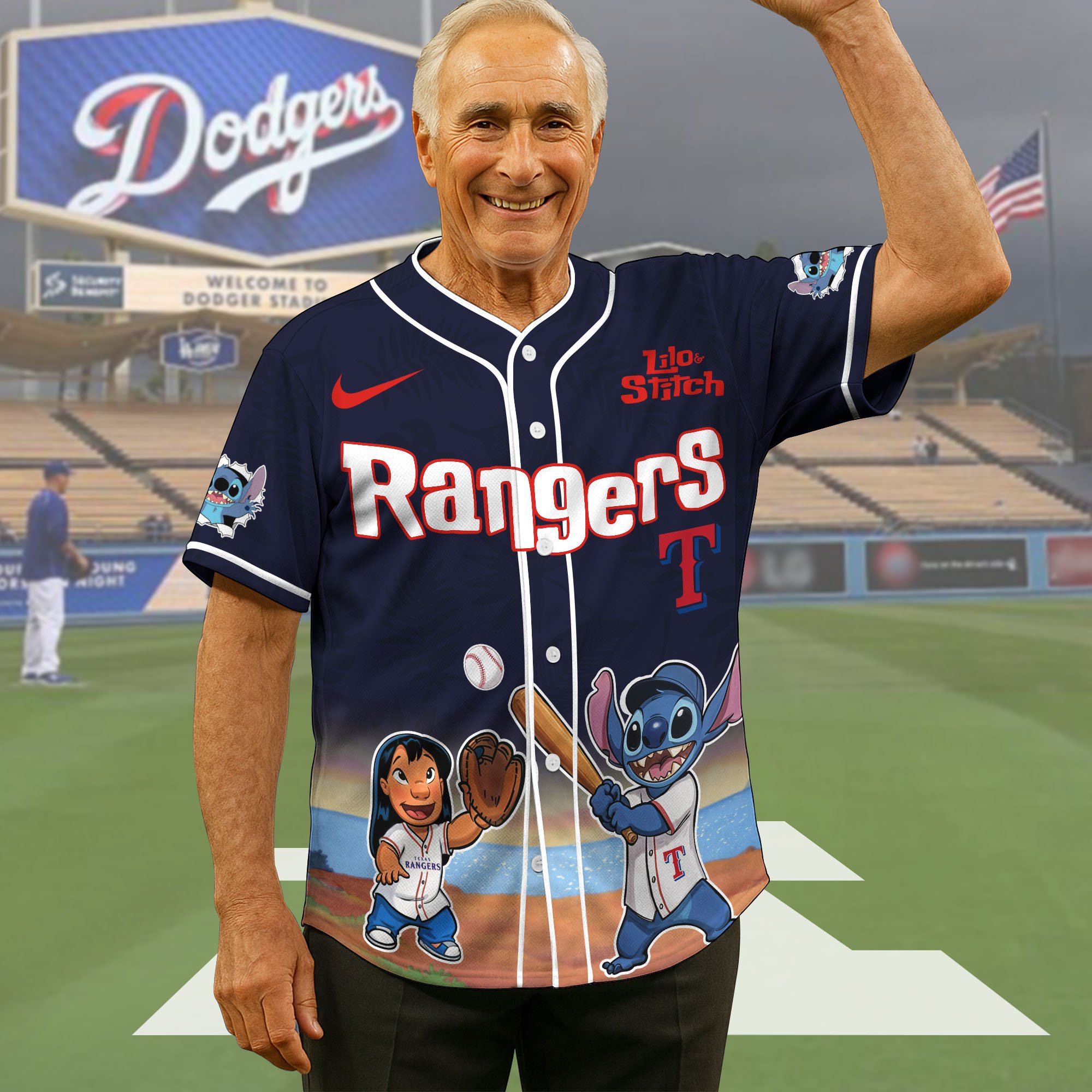 Texas Rangers Baseball Shirt x Stitch, Baseball Jersey Editions Limited 2025, Sport Team Shirt, Sport Gifts ETRG-05082169