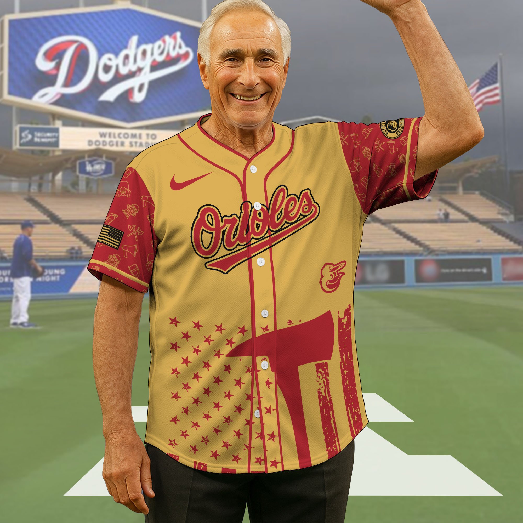 Baltimore Orioles Baseball Shirt x Firefighter Appreciation Night Jersey Editions Limited 2025, Baseball Shirt For Sport Fan, Sport Gifts ETRG-05082175