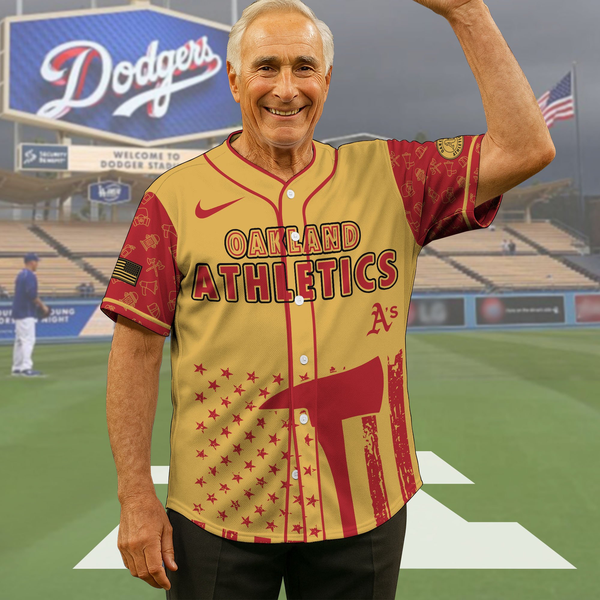 Oakland Athletics Baseball Shirt x Firefighter Appreciation Night Jersey Editions Limited 2025, Baseball Shirt For Sport Fan, Sport Gifts ETRG-05082175