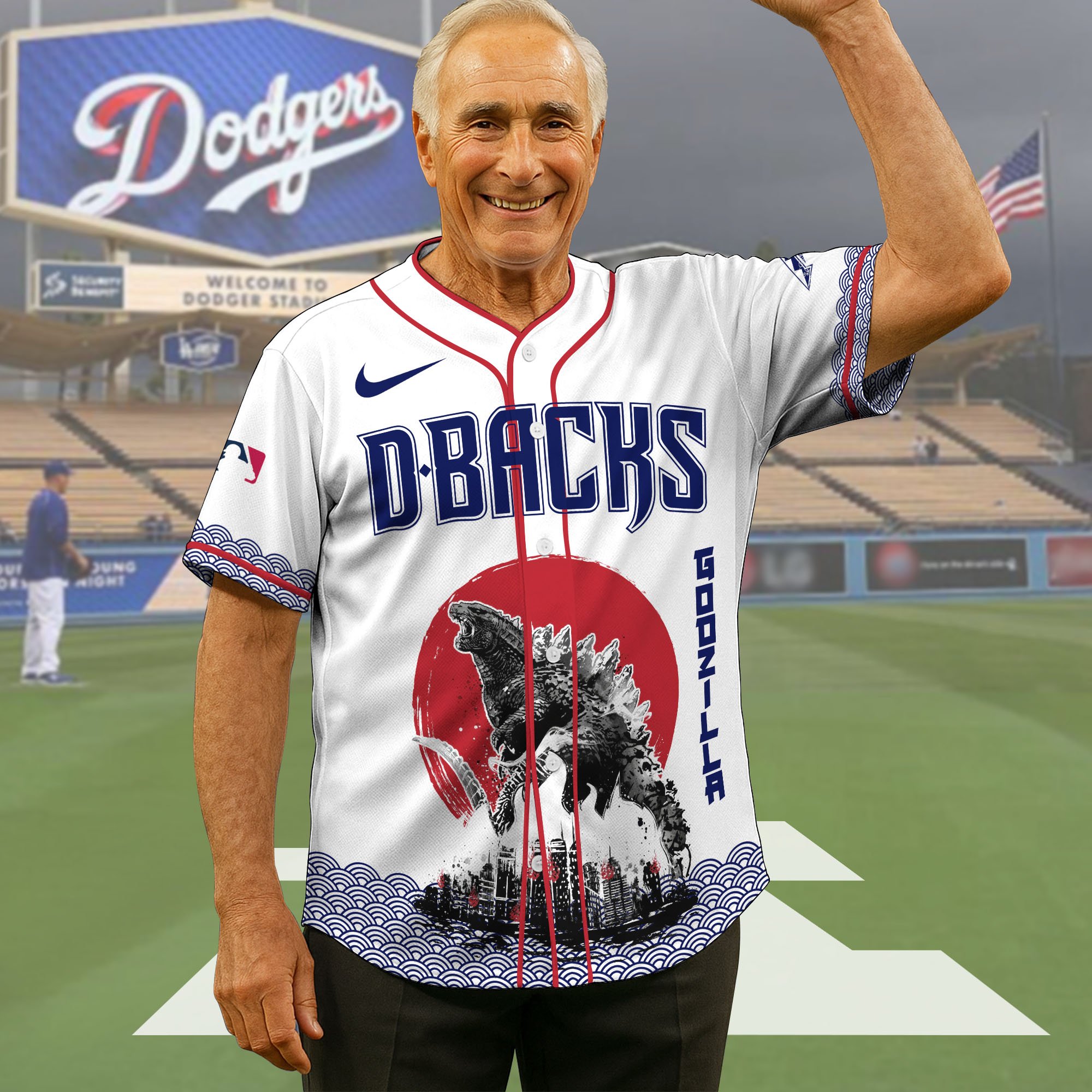 Arizona Diamondbacks Baseball Shirt x Godzilla, Baseball Jersey Editions Limited 2025, Sport Team Shirts, Sport Gifts ETRG-05082177