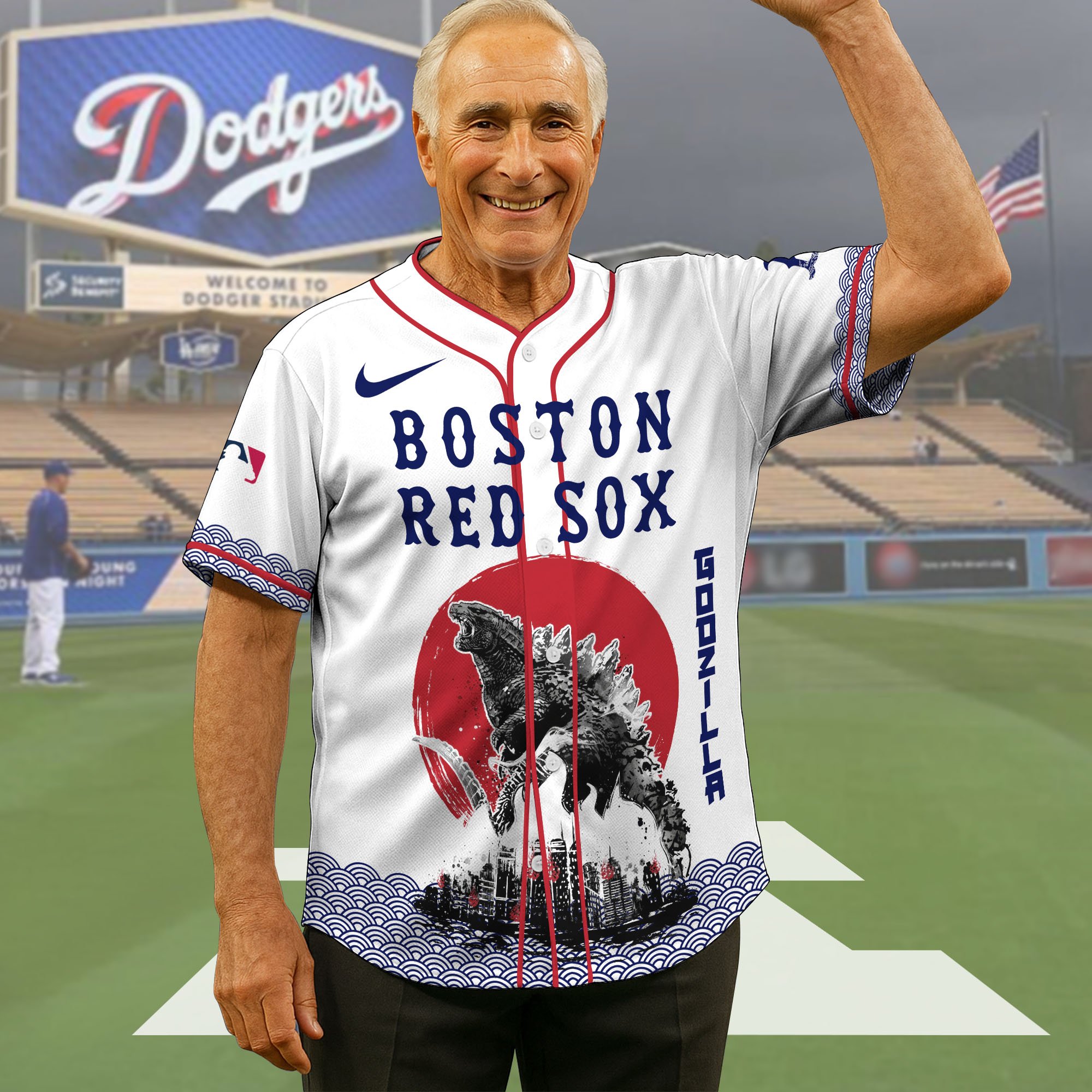 Boston Red Sox Baseball Shirt x Godzilla, Baseball Jersey Editions Limited 2025, Sport Team Shirts, Sport Gifts ETRG-05082177