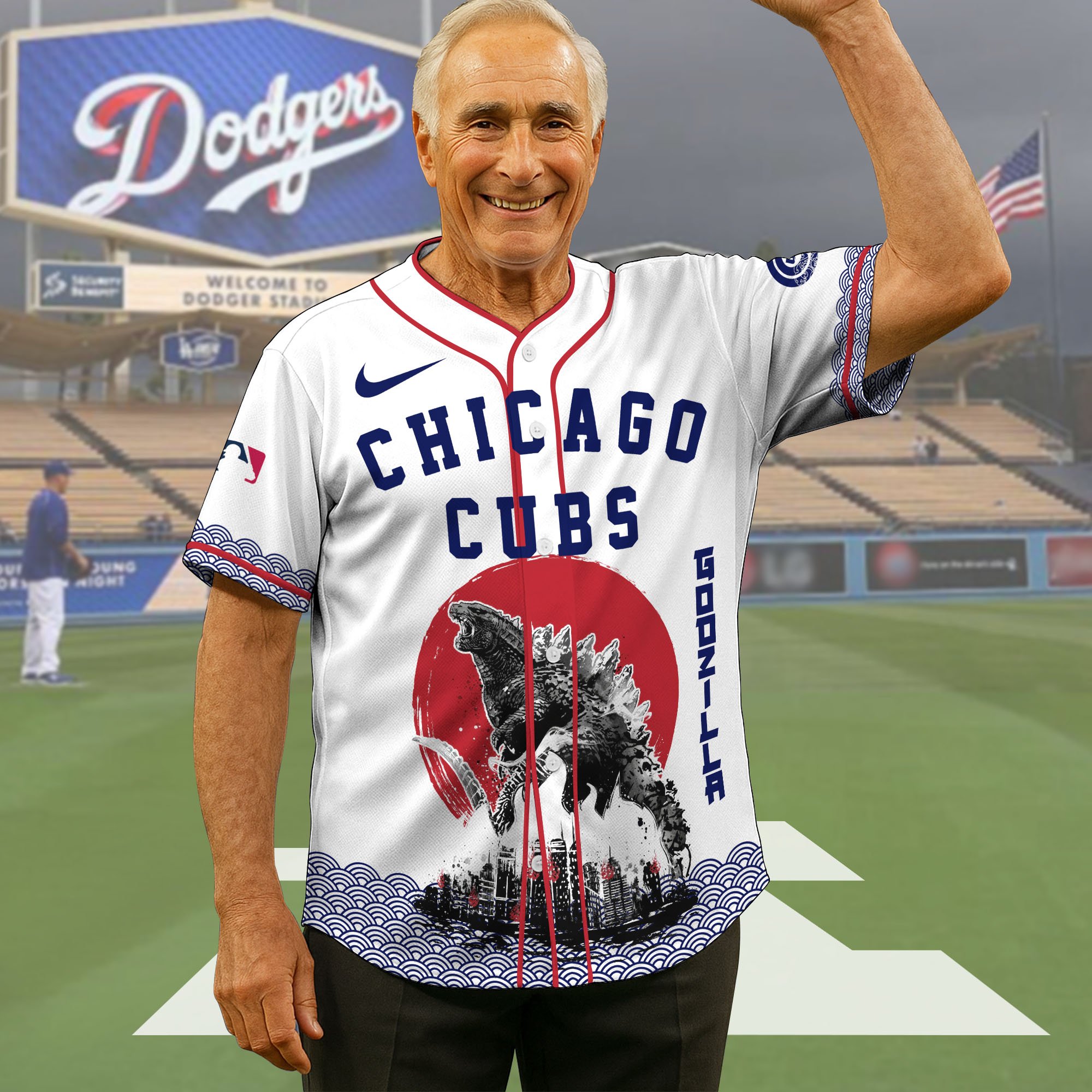 Chicago Cubs Baseball Shirt x Godzilla, Baseball Jersey Editions Limited 2025, Sport Team Shirts, Sport Gifts ETRG-05082177
