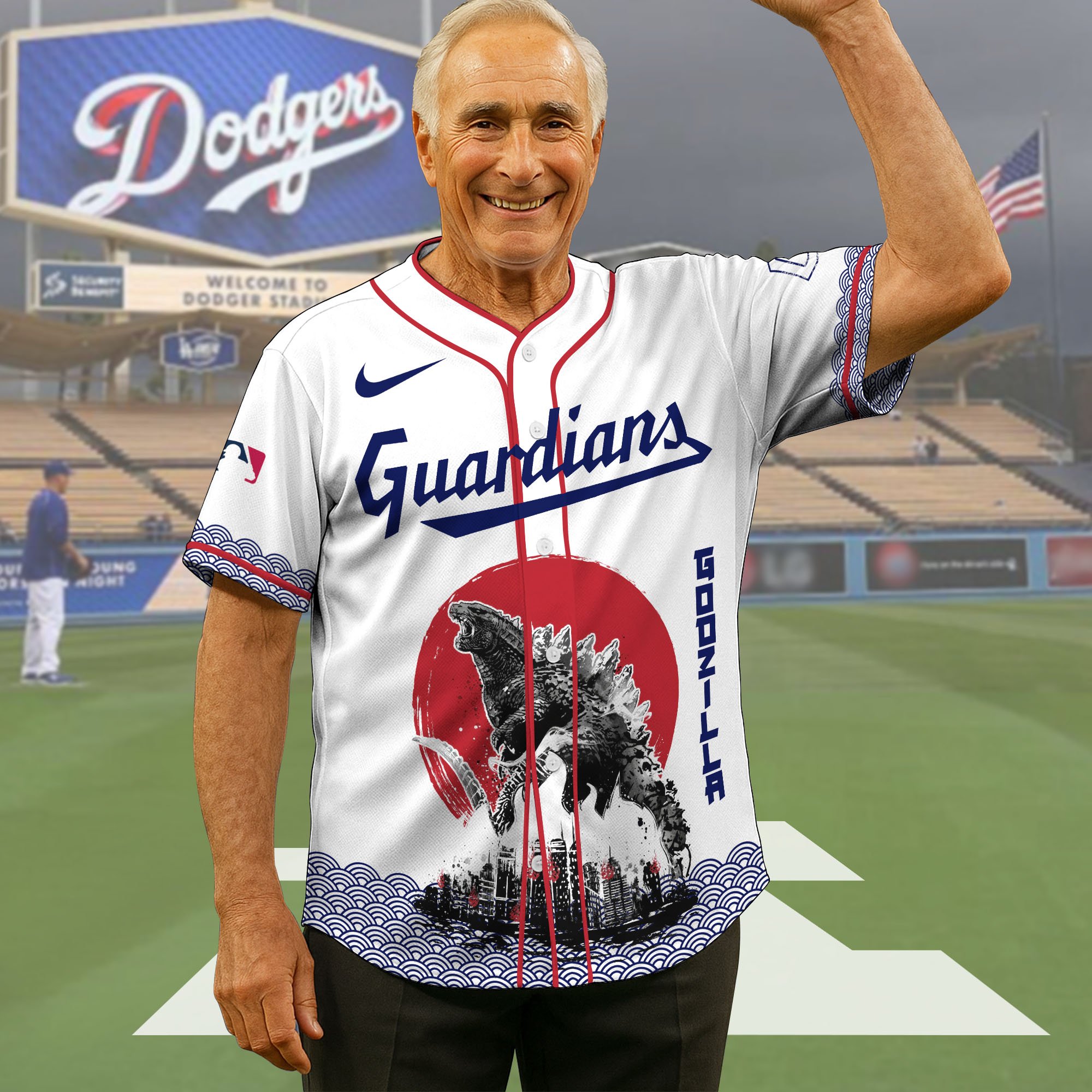 Cleveland Guardians Baseball Shirt x Godzilla, Baseball Jersey Editions Limited 2025, Sport Team Shirts, Sport Gifts ETRG-05082177