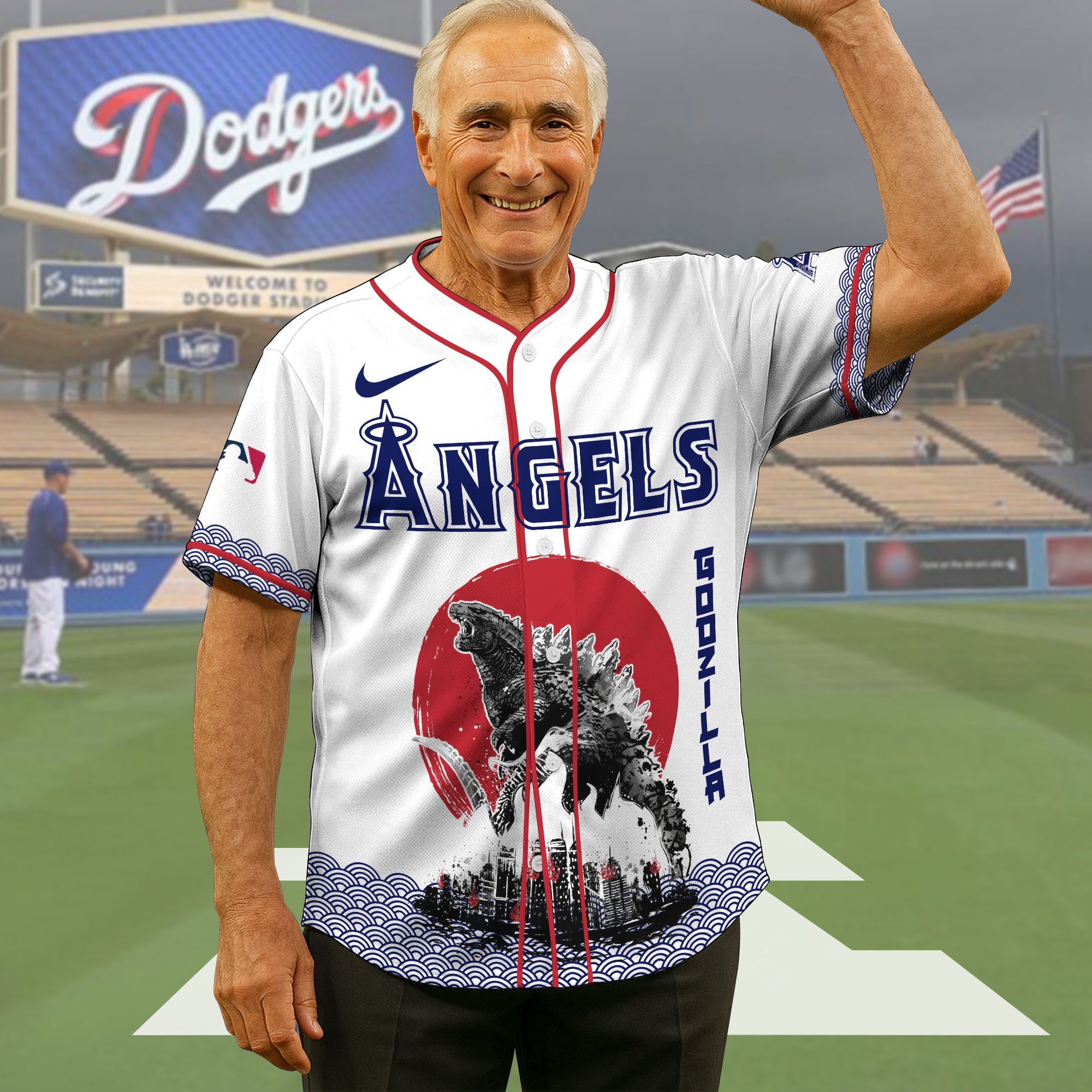 Los Angeles Angels Baseball Shirt x Godzilla, Baseball Jersey Editions Limited 2025, Sport Team Shirts, Sport Gifts ETRG-05082177