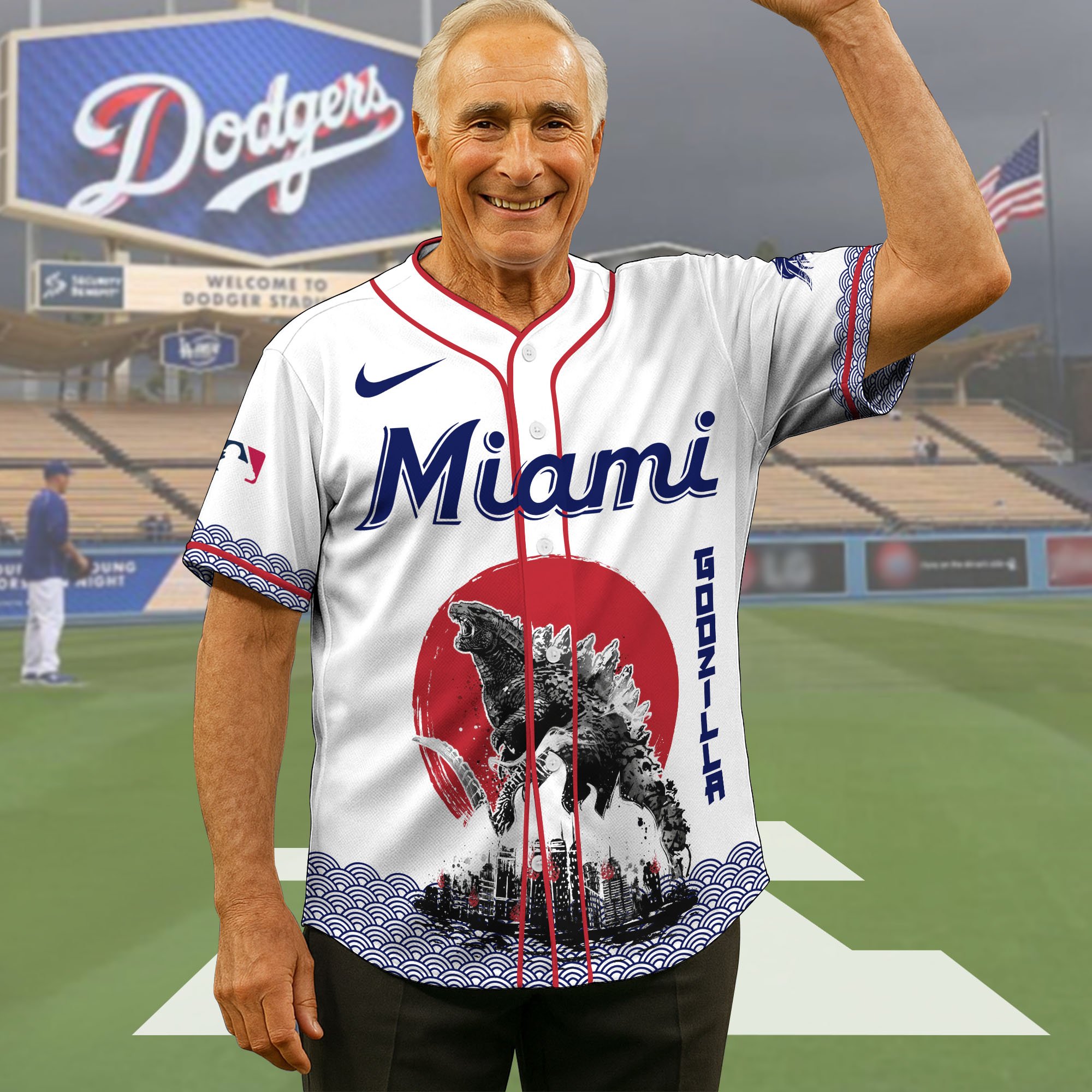 Miami Marlins Baseball Shirt x Godzilla, Baseball Jersey Editions Limited 2025, Sport Team Shirts, Sport Gifts ETRG-05082177