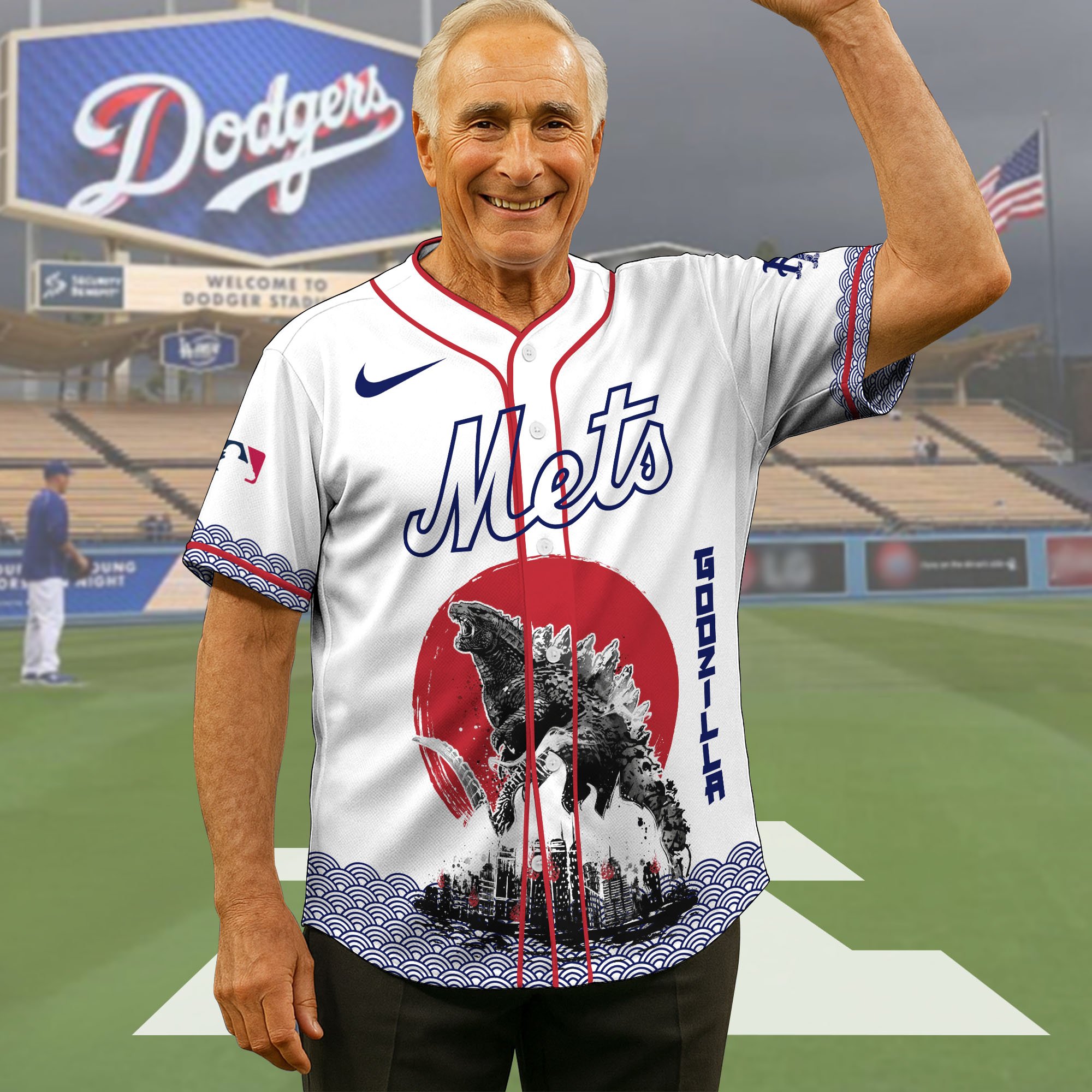 New York Mets Baseball Shirt x Godzilla, Baseball Jersey Editions Limited 2025, Sport Team Shirts, Sport Gifts ETRG-05082177