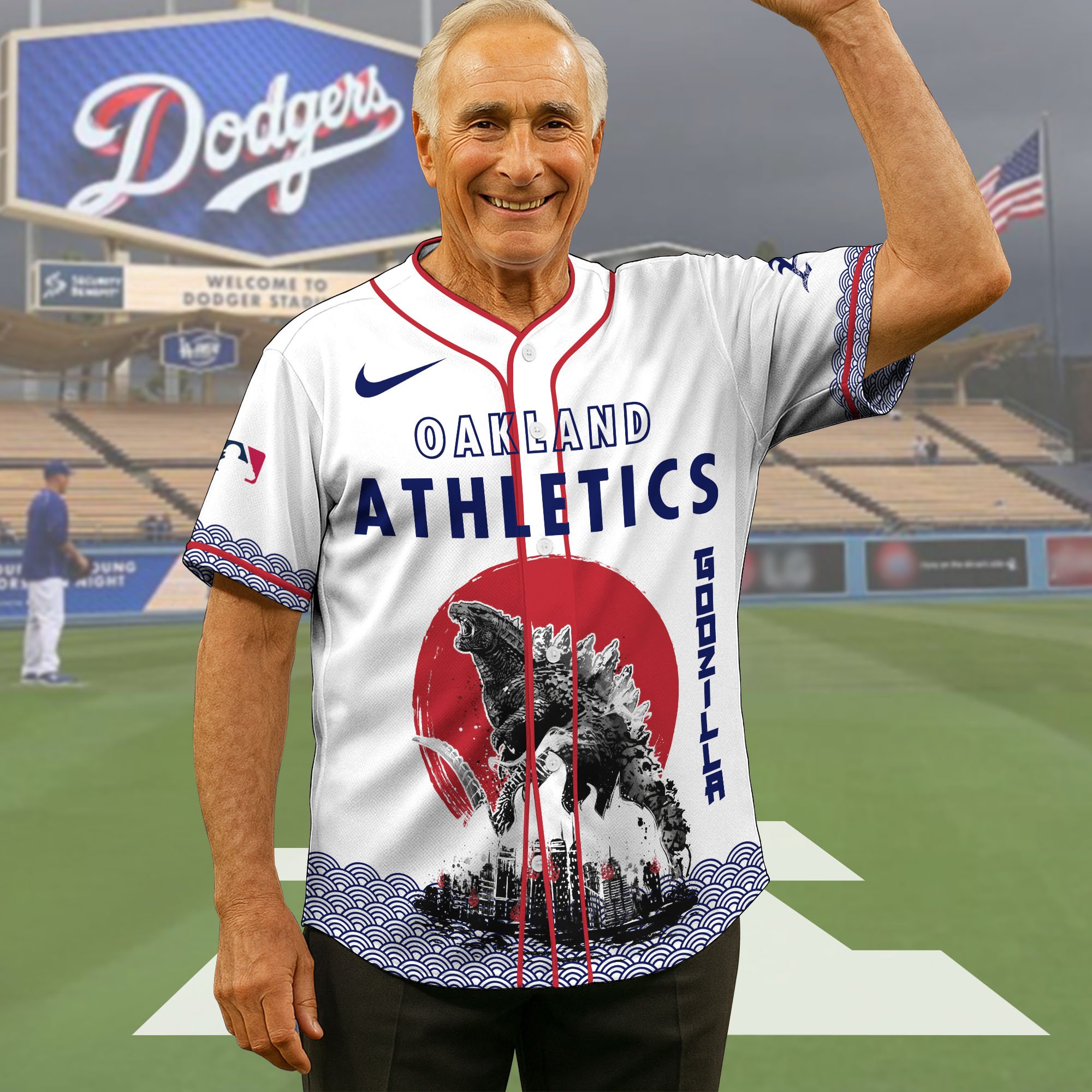 Oakland Athletics Baseball Shirt x Godzilla, Baseball Jersey Editions Limited 2025, Sport Team Shirts, Sport Gifts ETRG-05082177