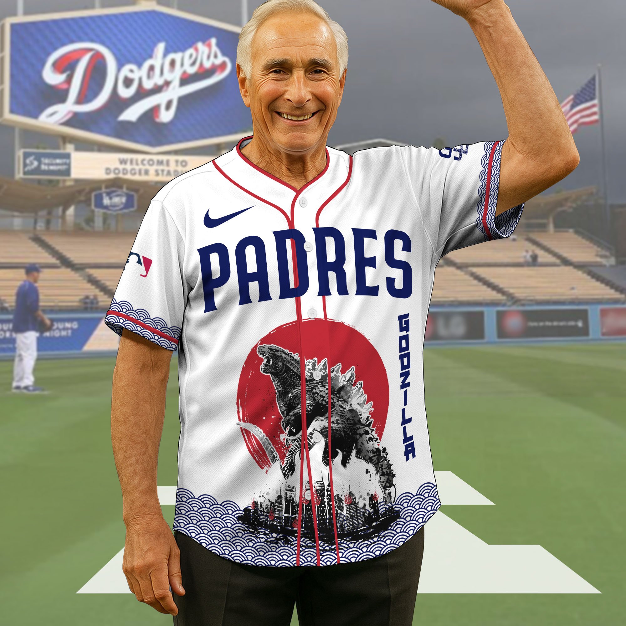 San Diego Padres Baseball Shirt x Godzilla, Baseball Jersey Editions Limited 2025, Sport Team Shirts, Sport Gifts ETRG-05082177