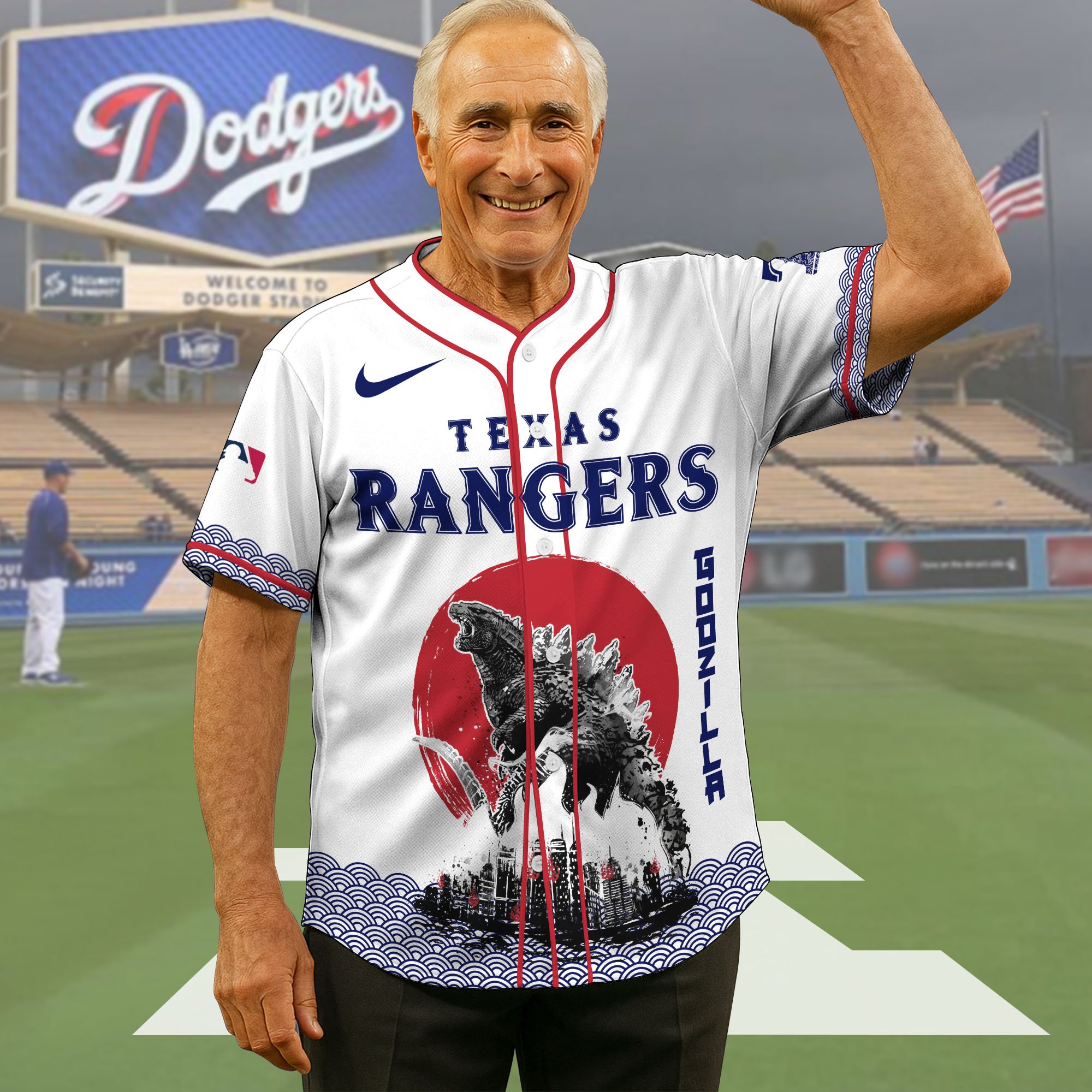 Texas Rangers Baseball Shirt x Godzilla, Baseball Jersey Editions Limited 2025, Sport Team Shirts, Sport Gifts ETRG-05082177