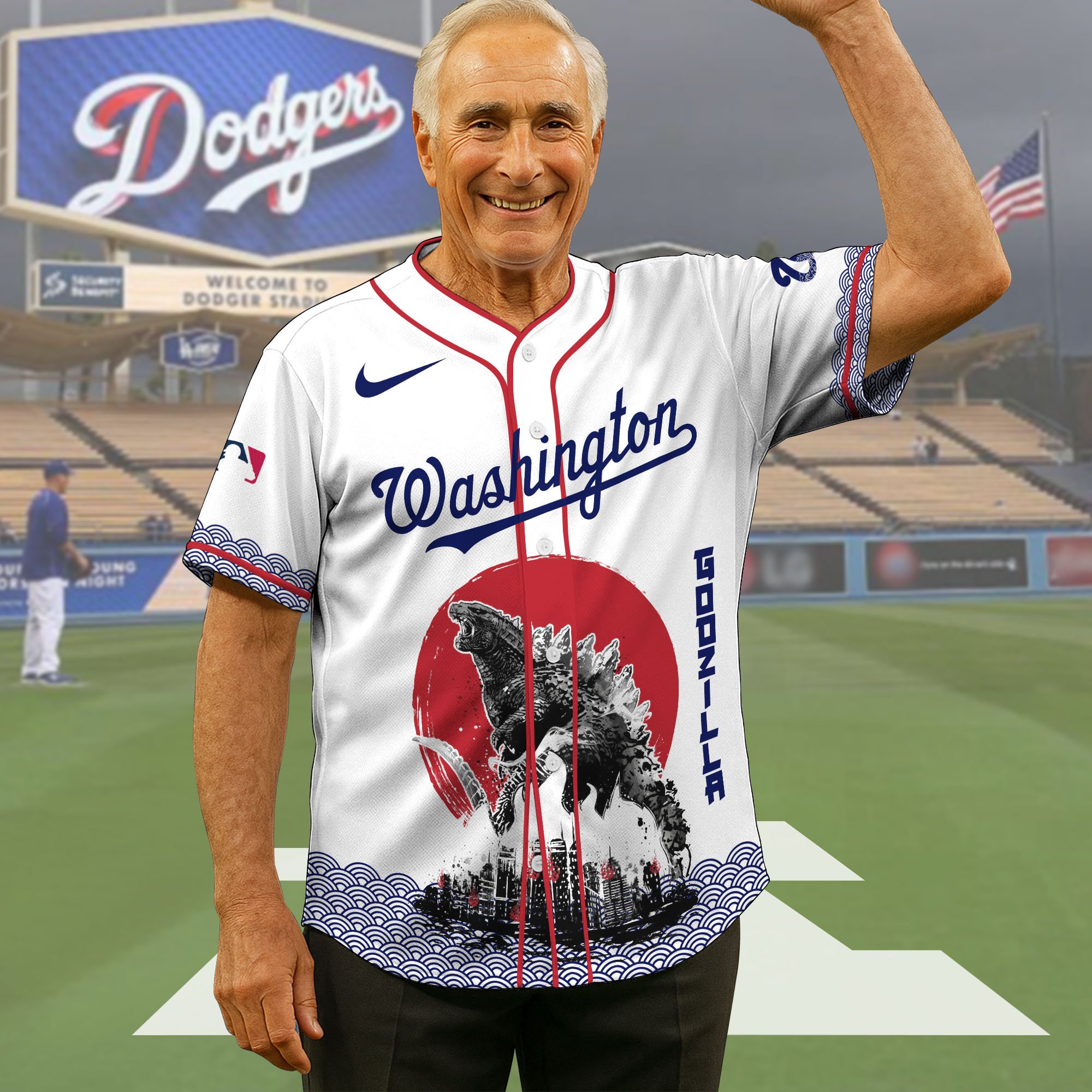 Washington Nationals Baseball Shirt x Godzilla, Baseball Jersey Editions Limited 2025, Sport Team Shirts, Sport Gifts ETRG-05082177