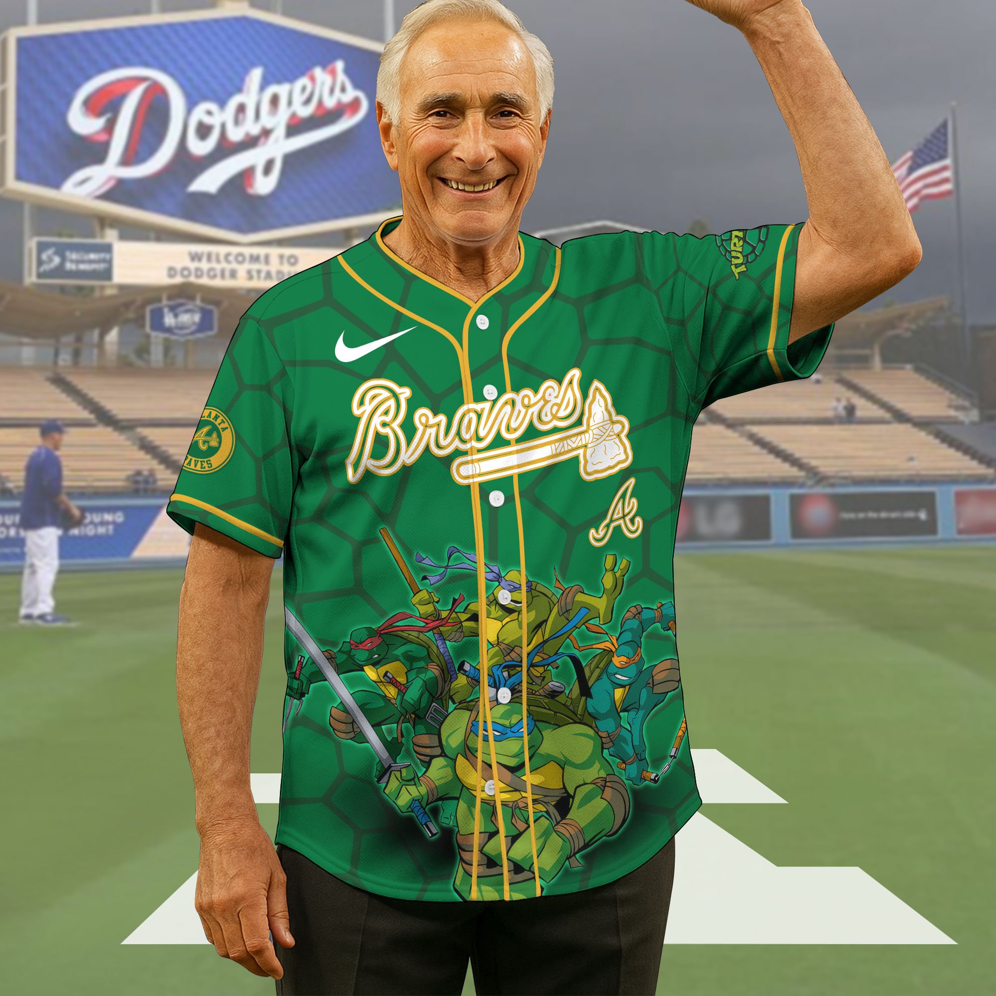 Atlanta Braves Baseball Shirt x Teenage Mutant Ninja Turtles , Baseball Jersey Editions Limited 2025, Baseball Shirt For Sport Fan, Gift Sport Fans ETRG-05082179