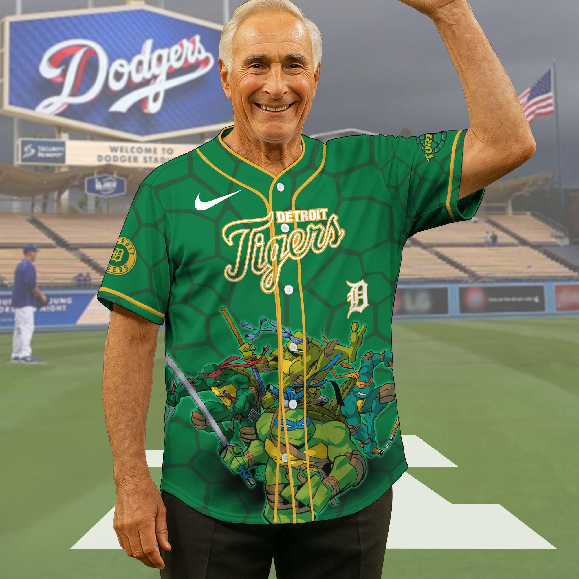 Detroit Tigers Baseball Shirt x Teenage Mutant Ninja Turtles , Baseball Jersey Editions Limited 2025, Baseball Shirt For Sport Fan, Gift Sport Fans ETRG-05082179