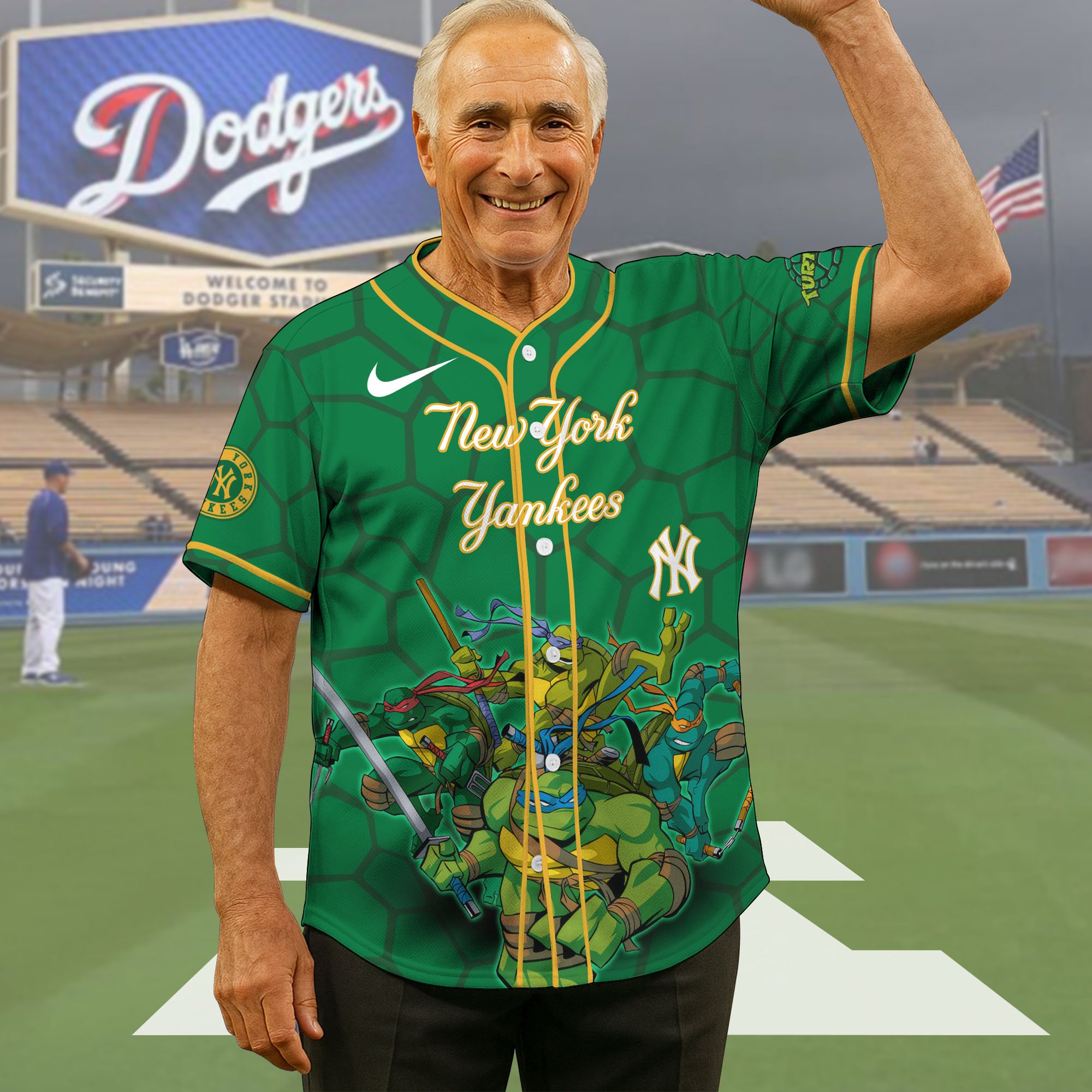 New York Yankees Baseball Shirt x Teenage Mutant Ninja Turtles , Baseball Jersey Editions Limited 2025, Baseball Shirt For Sport Fan, Gift Sport Fans ETRG-05082179