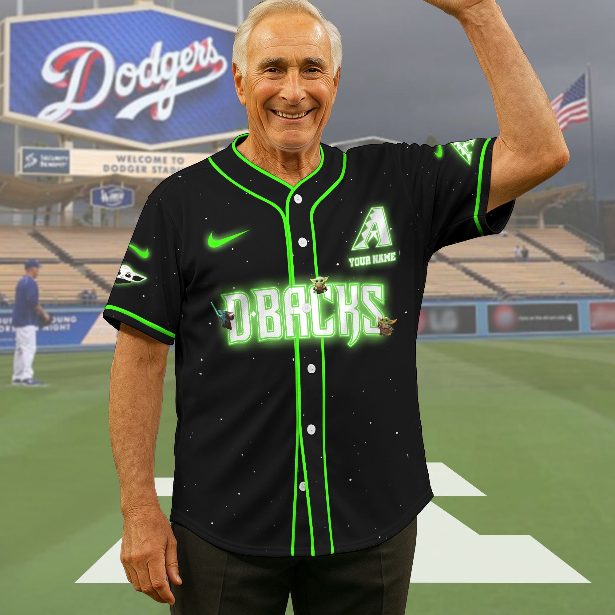 Arizona Diamondbacks Baseball Shirt x Baby Yoda Custom Name , Baseball Jersey Editions Limited 2025, Sport Shirts, Gift For Fans ETRG-05082180