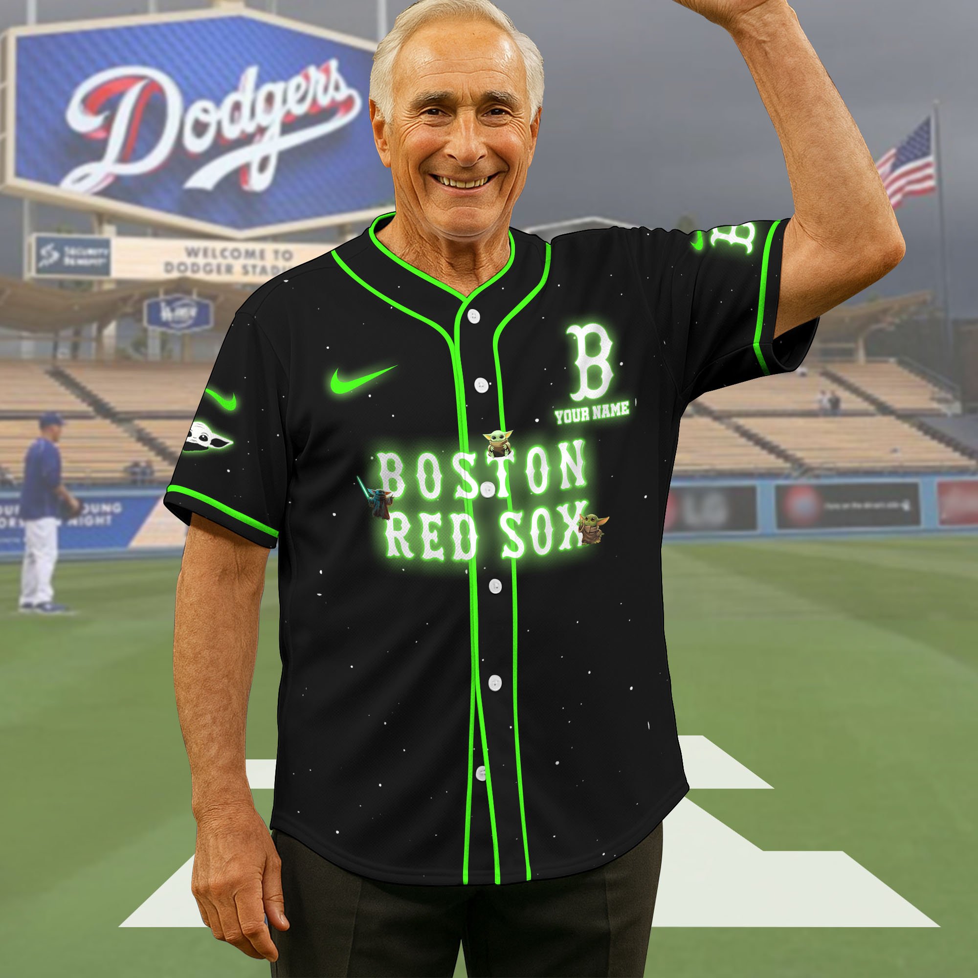 Boston Red Sox Baseball Shirt x Baby Yoda Custom Name , Baseball Jersey Editions Limited 2025, Sport Shirts, Gift For Fans ETRG-05082180