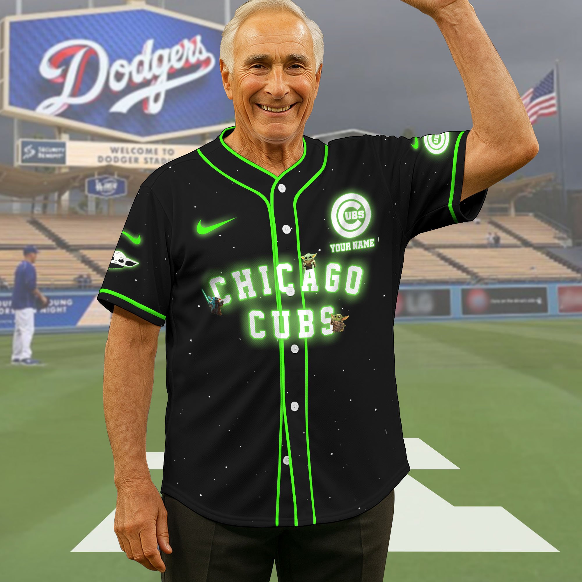 Chicago Cubs Baseball Shirt x Baby Yoda Custom Name , Baseball Jersey Editions Limited 2025, Sport Shirts, Gift For Fans ETRG-05082180