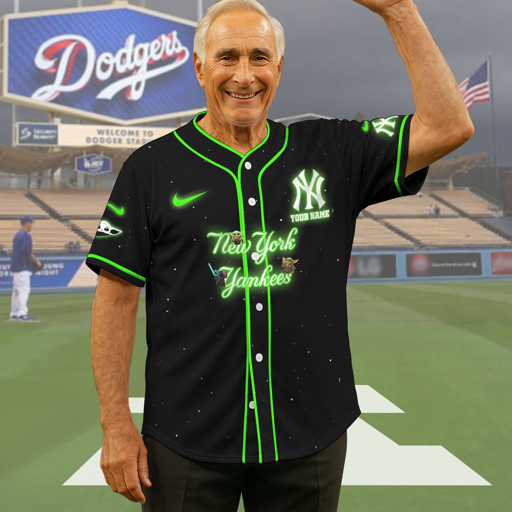 New York Yankees Baseball Shirt x Baby Yoda Custom Name , Baseball Jersey Editions Limited 2025, Sport Shirts, Gift For Fans ETRG-05082180