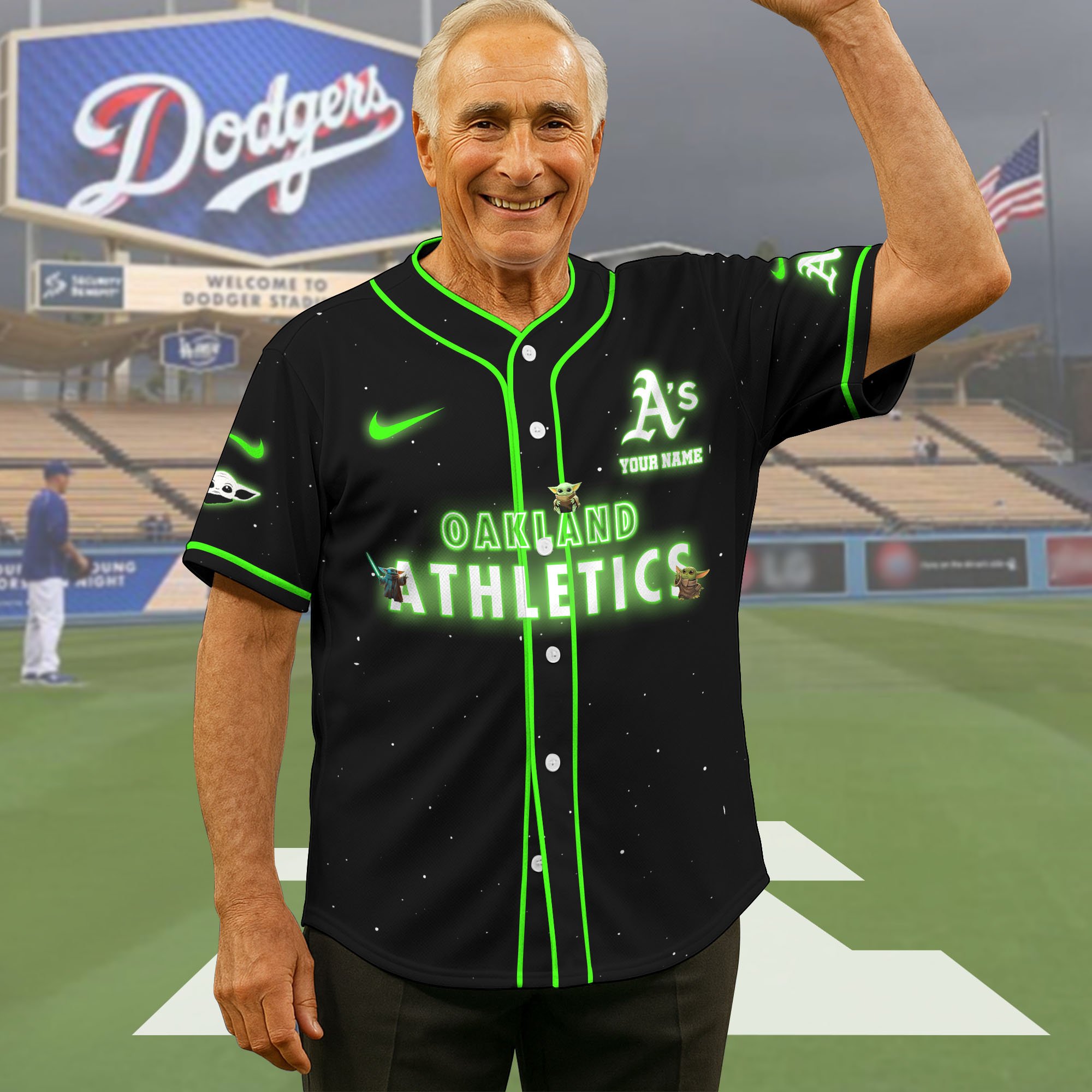 Oakland Athletics Baseball Shirt x Baby Yoda Custom Name , Baseball Jersey Editions Limited 2025, Sport Shirts, Gift For Fans ETRG-05082180