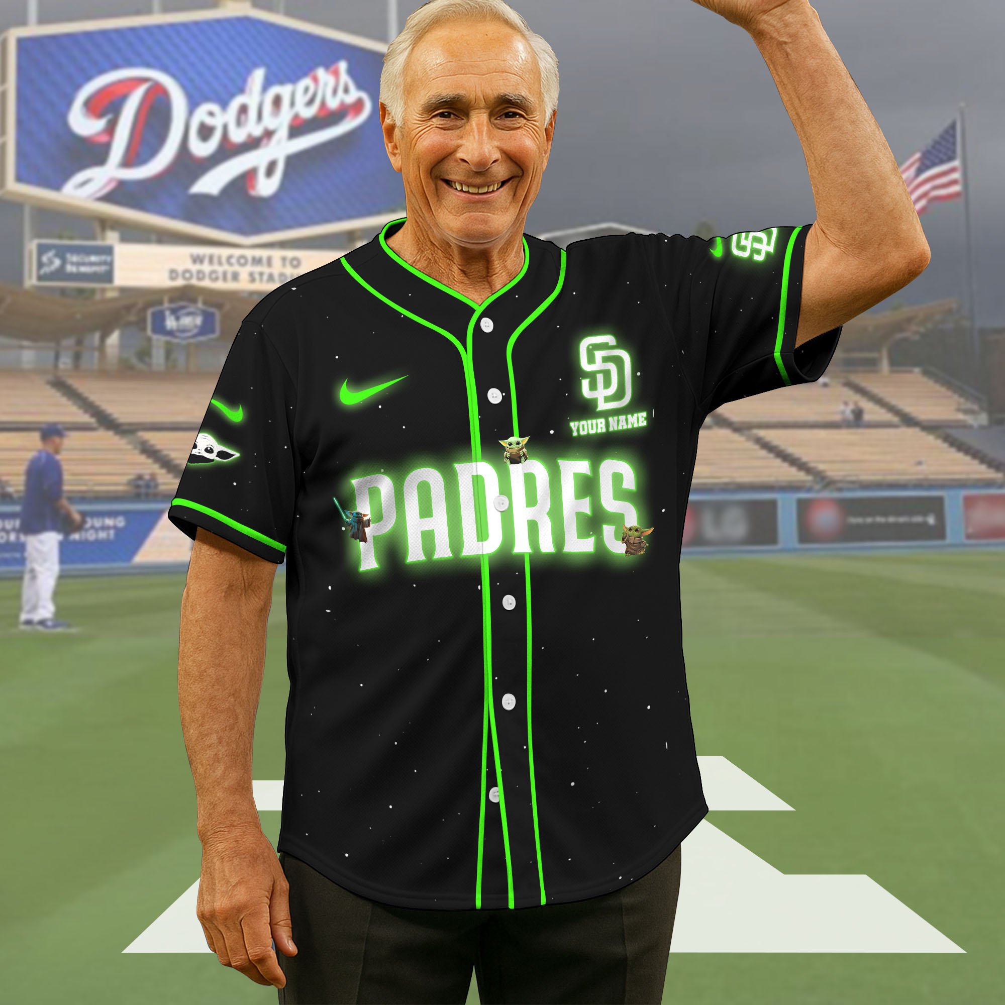 San Diego Padres Baseball Shirt x Baby Yoda Custom Name , Baseball Jersey Editions Limited 2025, Sport Shirts, Gift For Fans ETRG-05082180