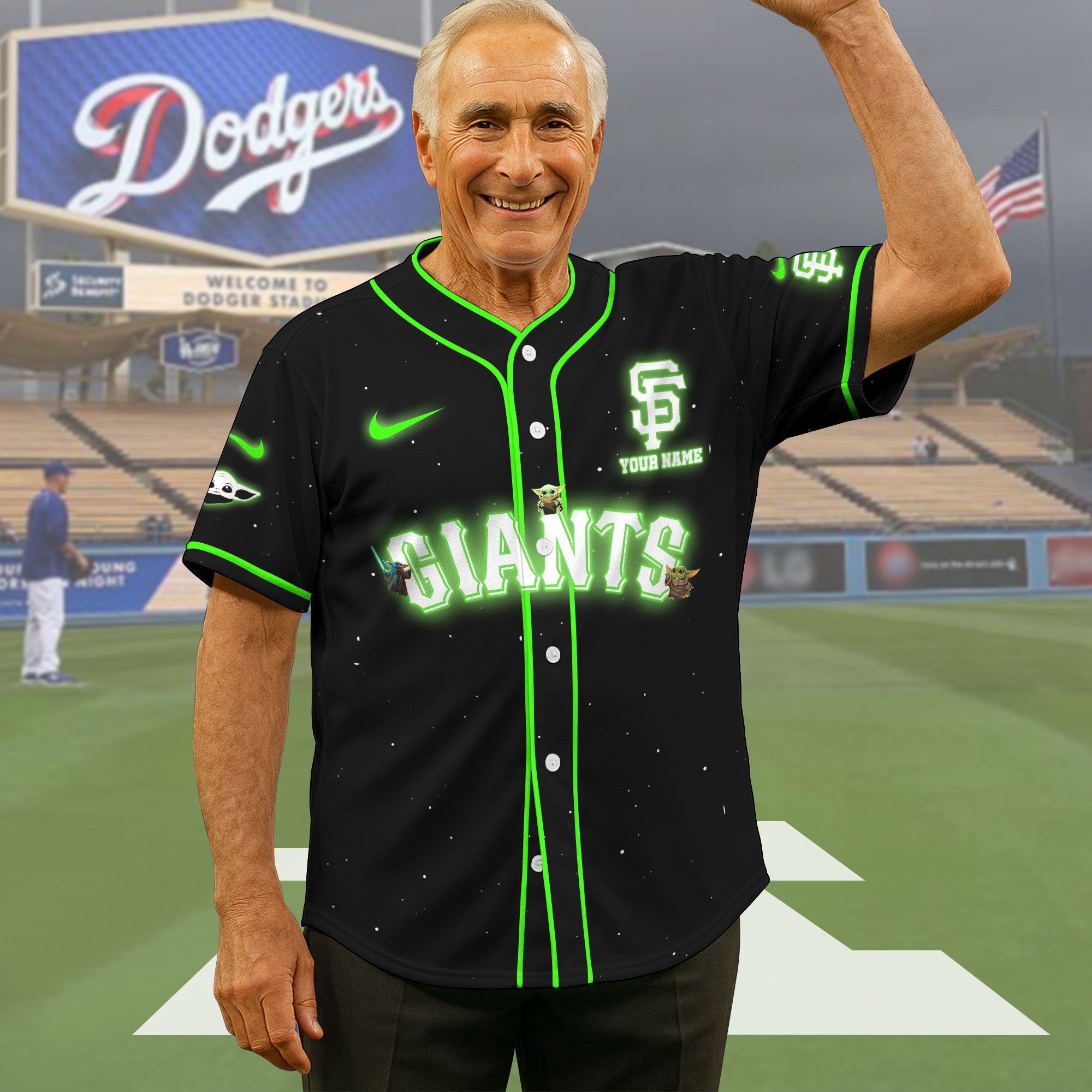 San Francisco Giants Baseball Shirt x Baby Yoda Custom Name , Baseball Jersey Editions Limited 2025, Sport Shirts, Gift For Fans ETRG-05082180