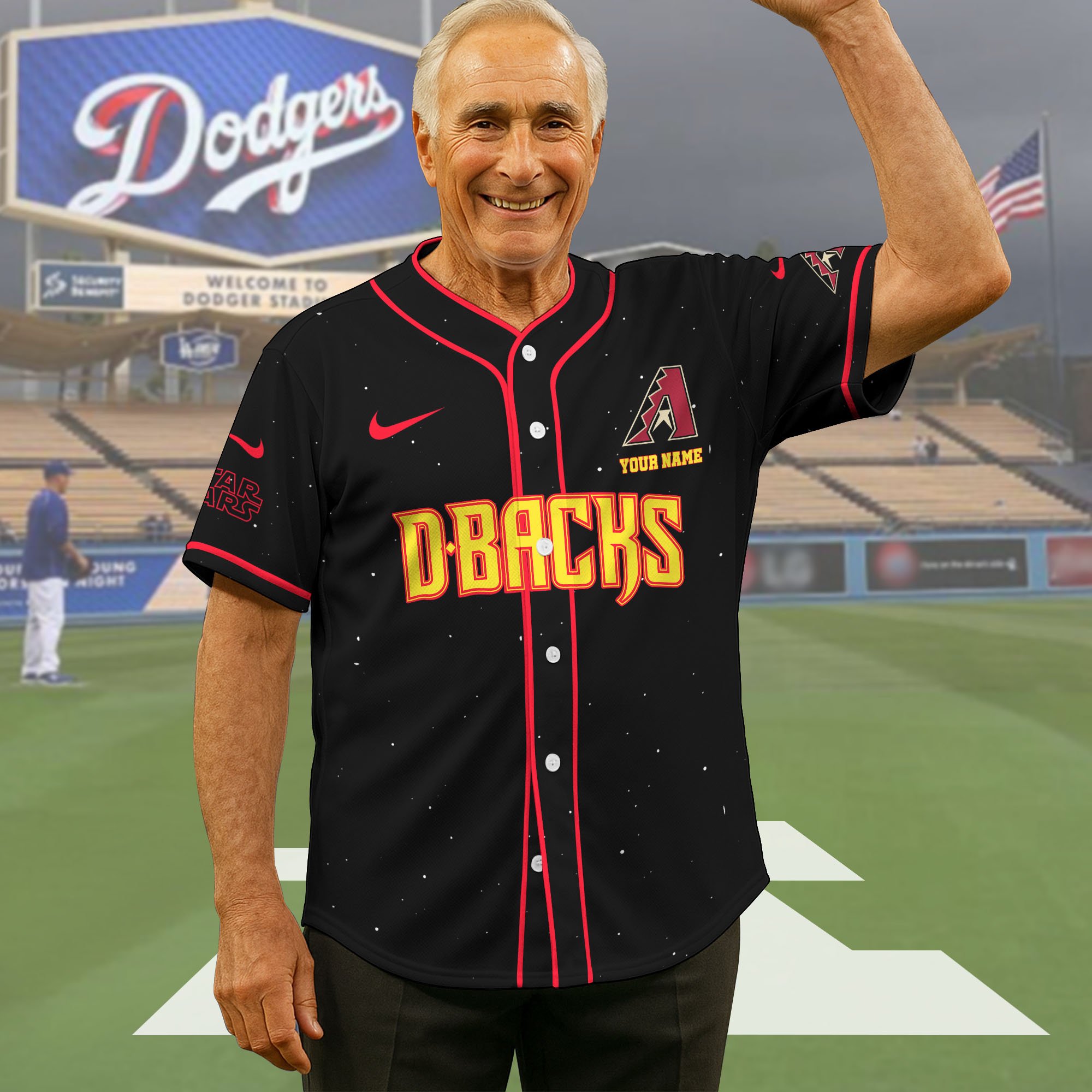 Arizona Diamondbacks Baseball Shirt x Star War , Baseball Jersey Editions Limited 2025 Custom Name, Sport Gifts ETRG-05082181