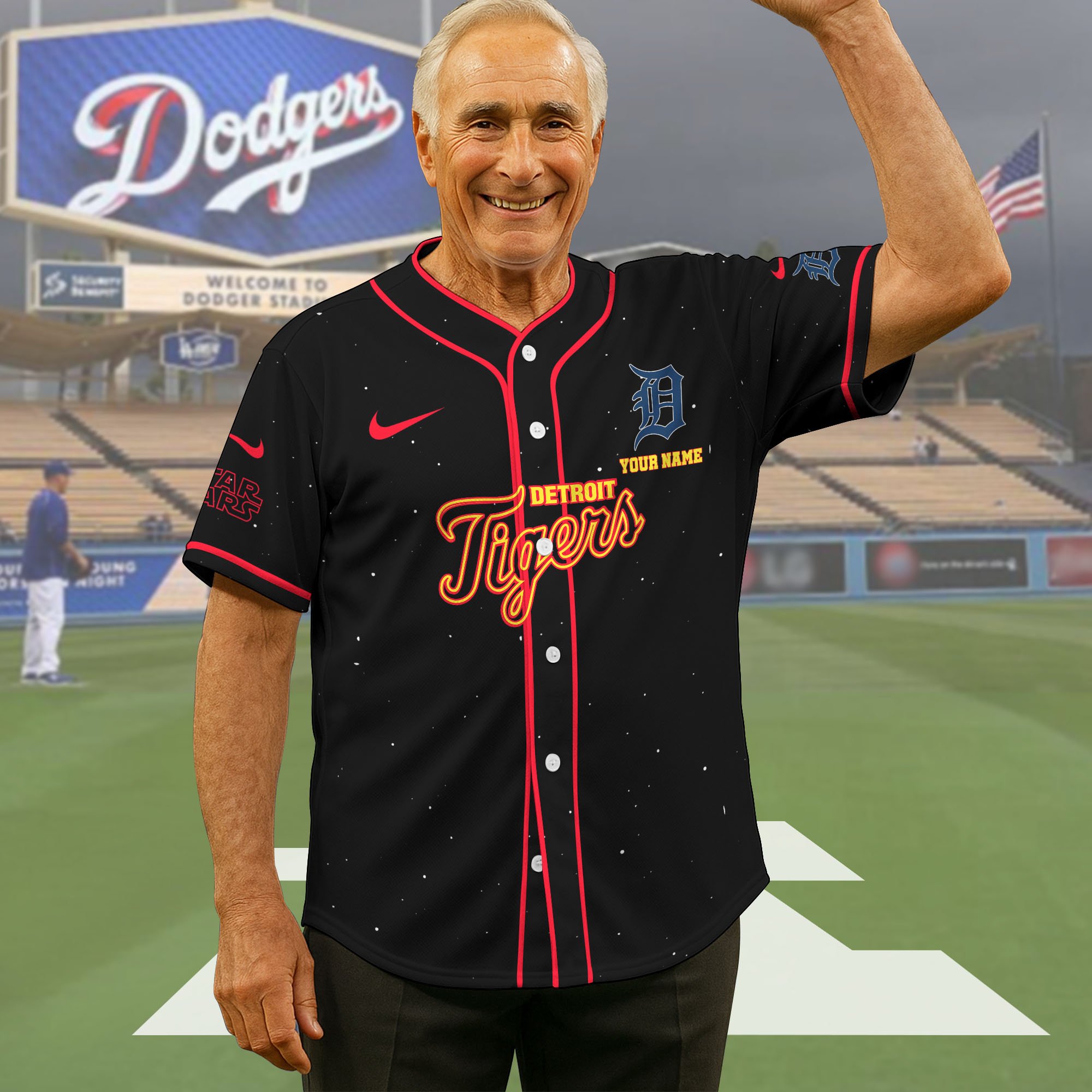 Detroit Tigers Baseball Shirt x Star War , Baseball Jersey Editions Limited 2025 Custom Name, Sport Gifts ETRG-05082181