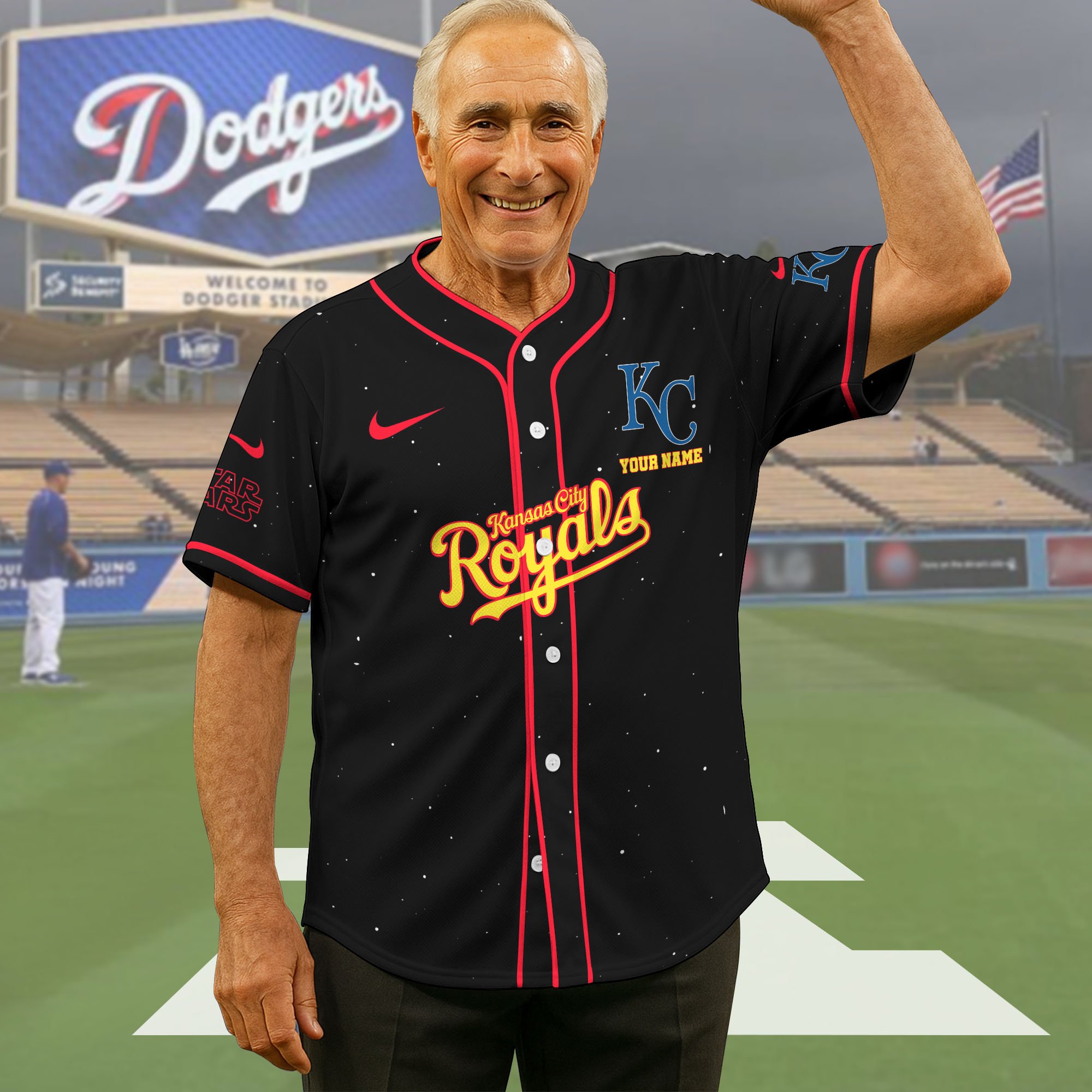 Kansas City Royals Baseball Shirt x Star War , Baseball Jersey Editions Limited 2025 Custom Name, Sport Gifts ETRG-05082181