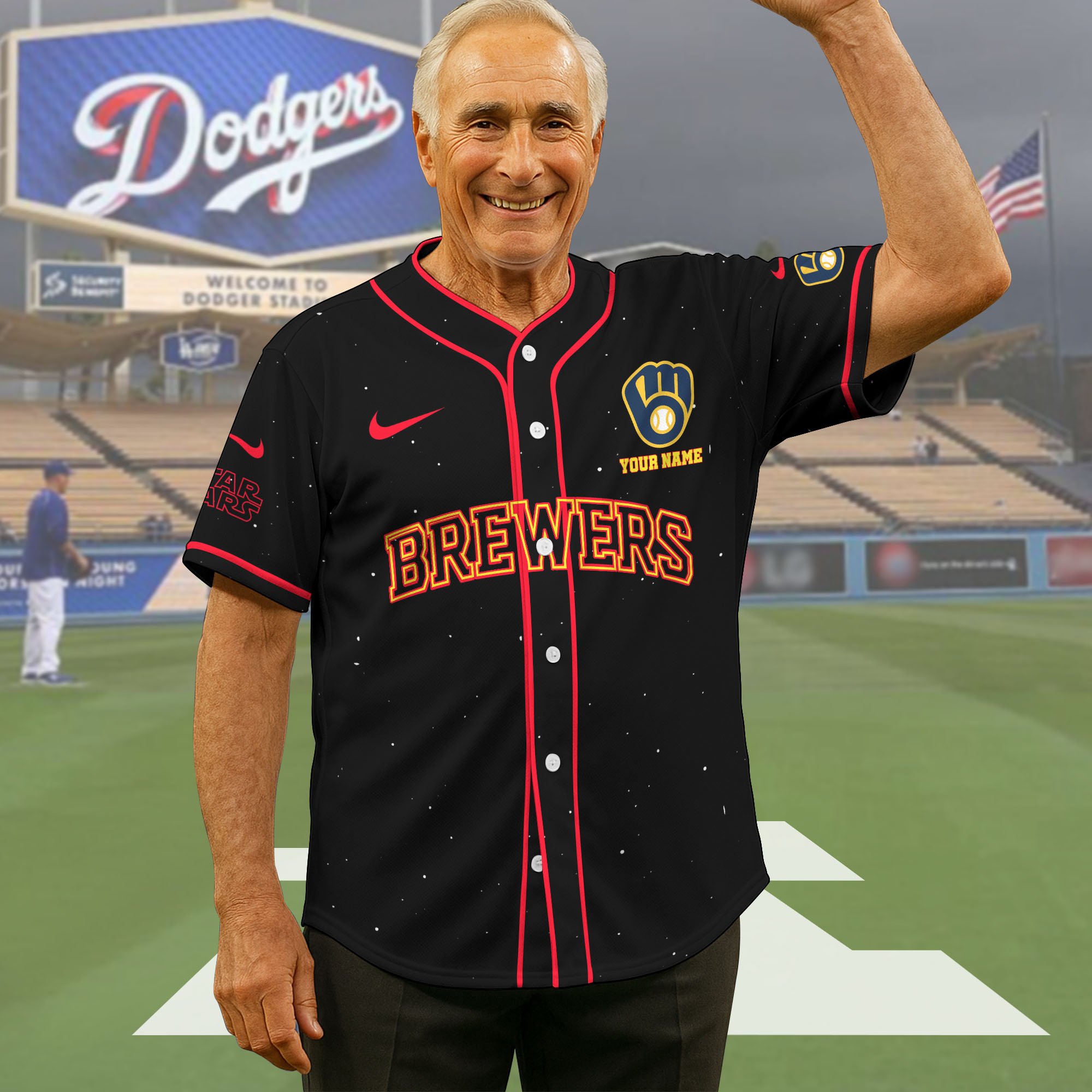 Milwaukee Brewers Baseball Shirt x Star War , Baseball Jersey Editions Limited 2025 Custom Name, Sport Gifts ETRG-05082181
