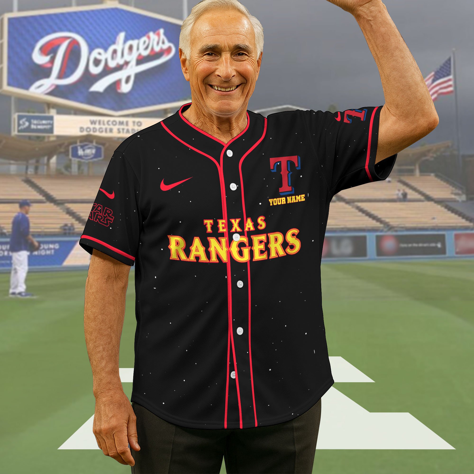 Texas Rangers Baseball Shirt x Star War , Baseball Jersey Editions Limited 2025 Custom Name, Sport Gifts ETRG-05082181