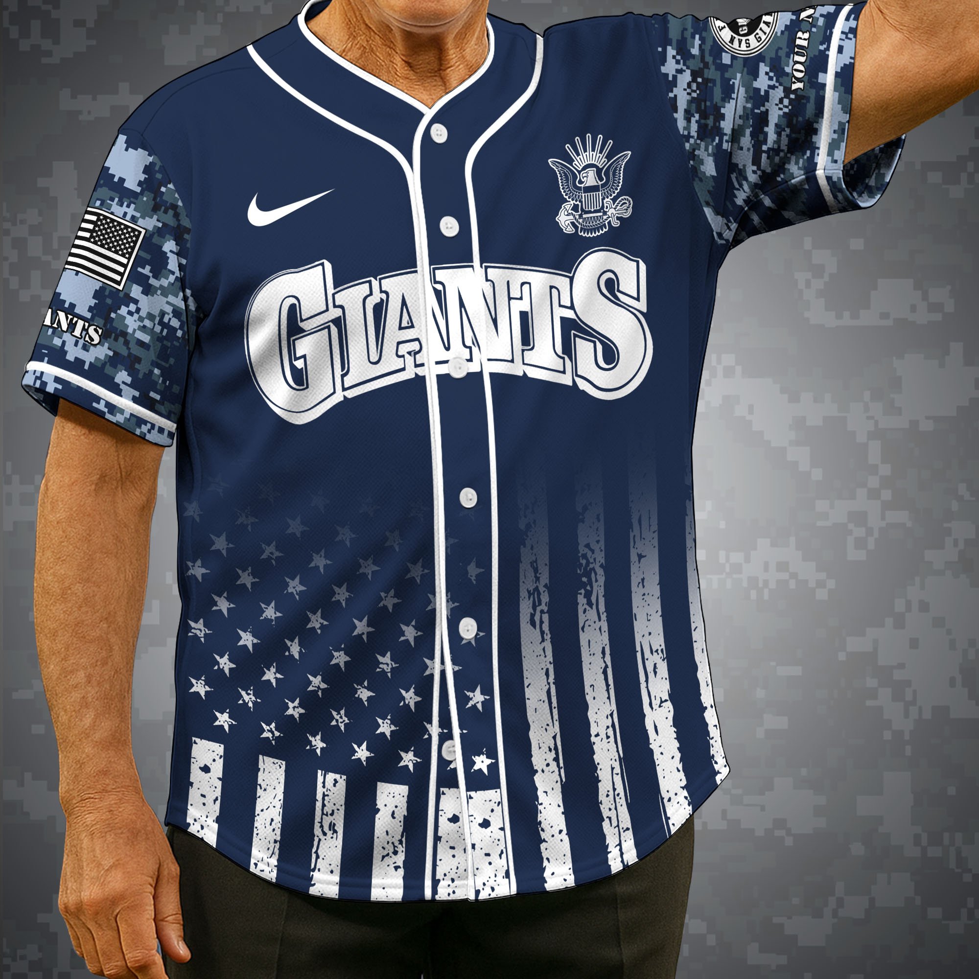 San Francisco Giants Baseball Shirt x US Navy Military Appreciation Night Jersey Editions Limited 2025 Custom Name, Sport Shirt For Fan ETRG-05132194