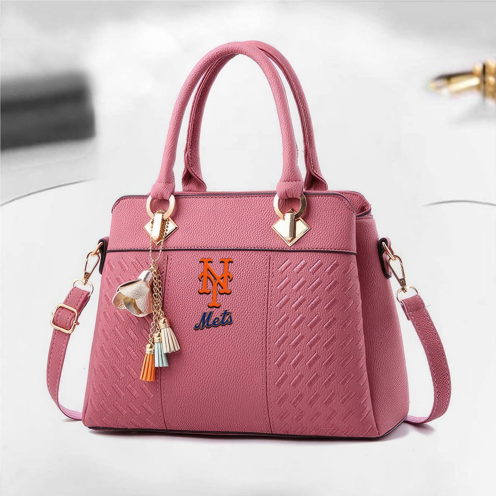 Alternative view of New York Mets Deluxe Handbag For Women 2025 Versions, Sport Deluxe Handbag EHIVM-04191928