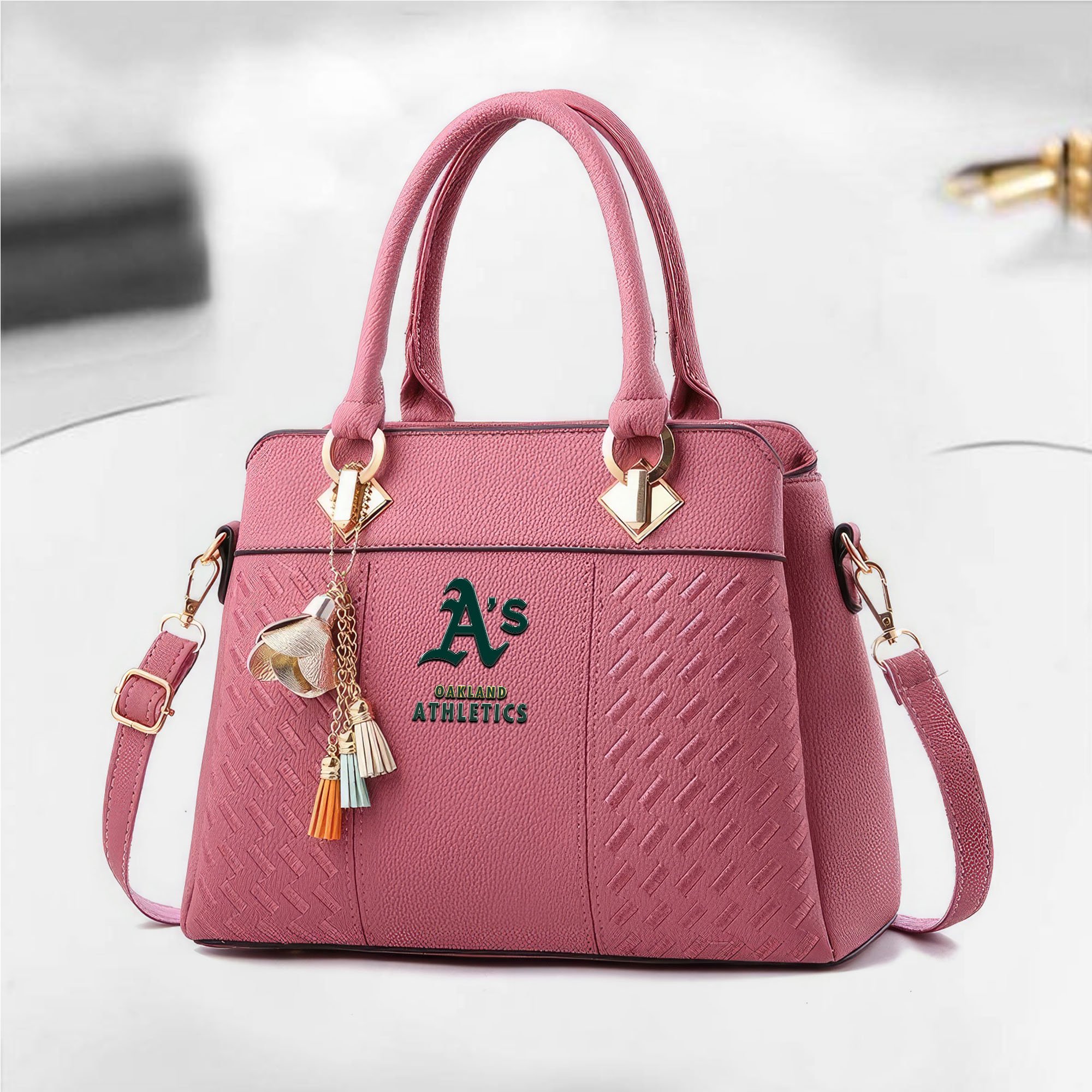 Alternative view of Oakland Athletics Deluxe Handbag For Women 2025 Versions, Sport Deluxe Handbag EHIVM-04191928