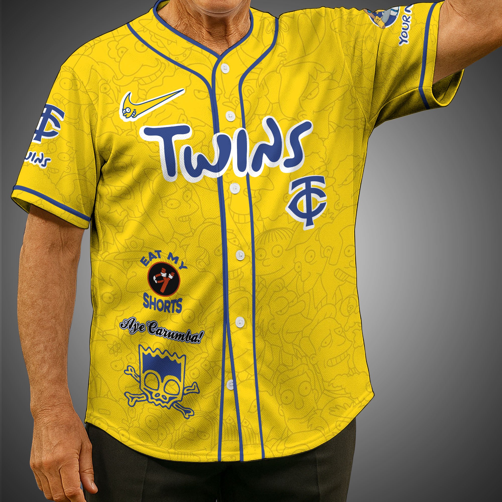 Minnesota Twins Baseball Shirt x The Simpsons Custom Name, Baseball Jersey Editions Limited 2025, Sport Gifts ETRG-05082176