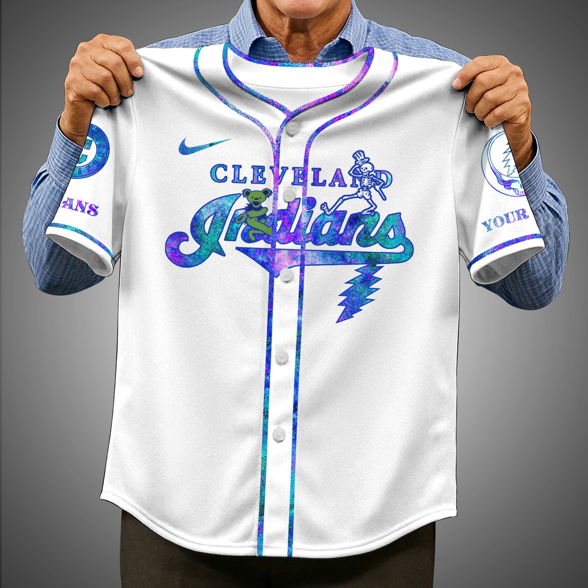 Alternative view of Cleveland Indians Baseball Shirt Custom Name, Baseball Jersey Editions Limited 2025, Sport Gifts ETRG-05082178