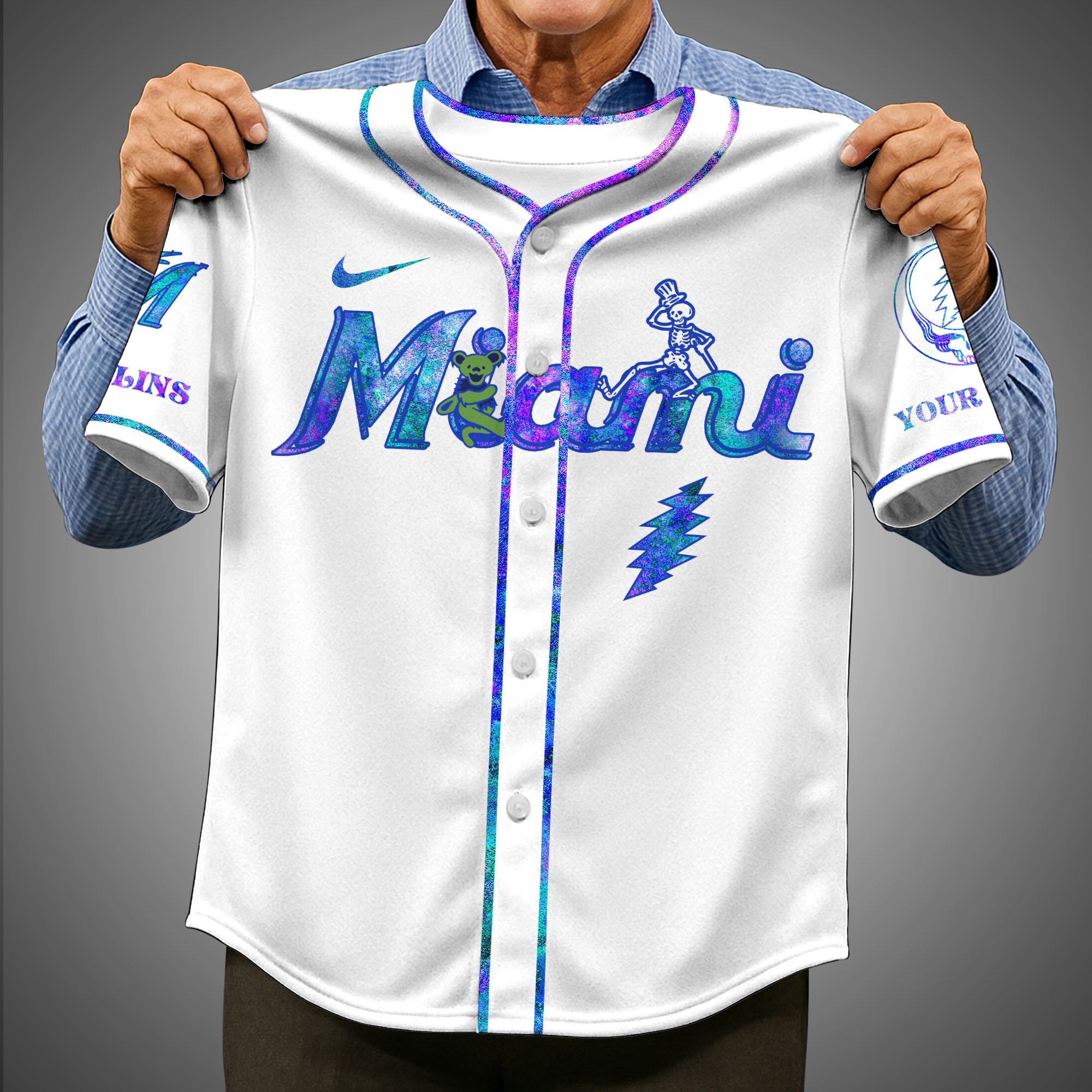 Alternative view of Miami Marlins Baseball Shirt Custom Name, Baseball Jersey Editions Limited 2025, Sport Gifts ETRG-05082178