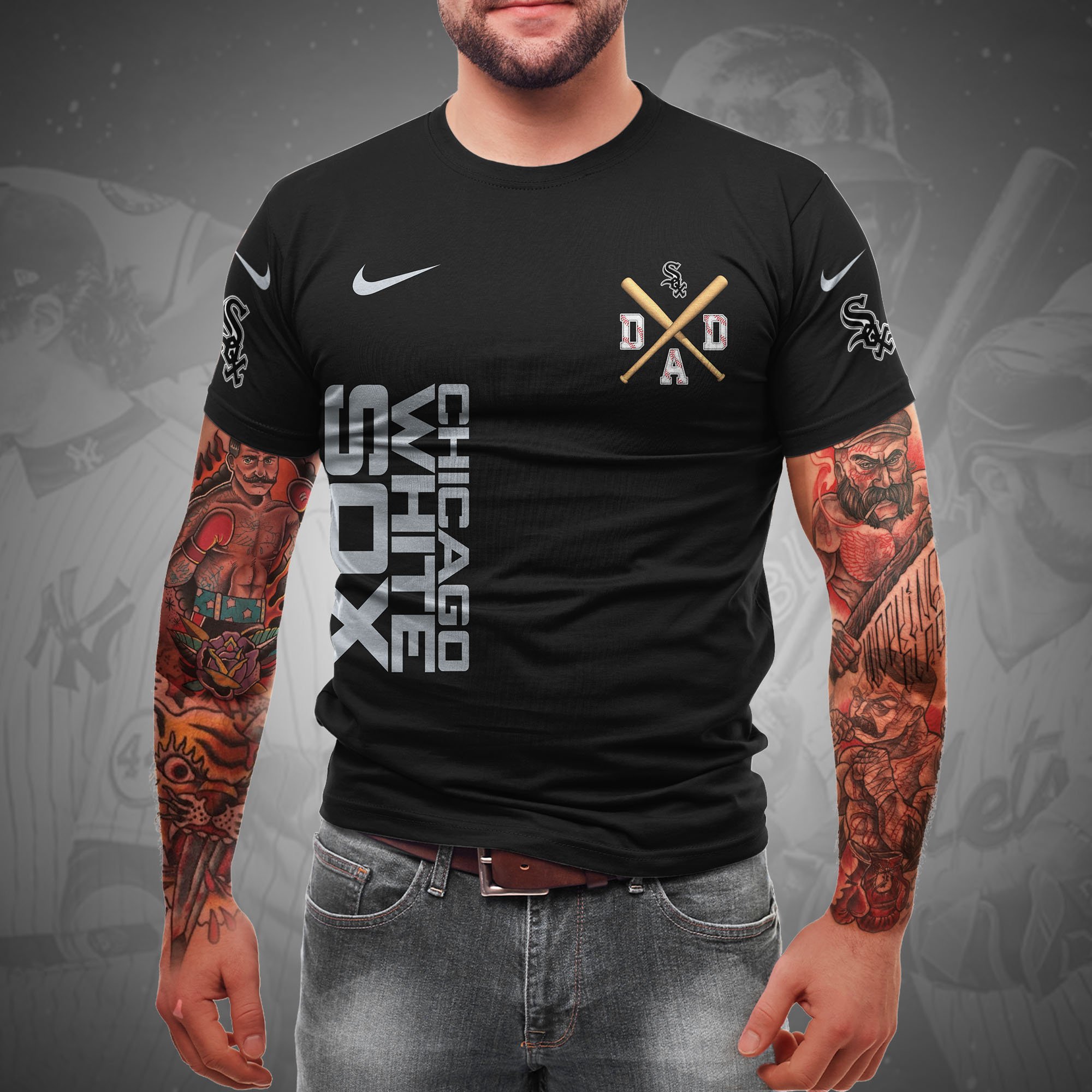 Alternative view of Chicago White Sox T-shirt Custom Name And Number, Sport Team Shirt, Gifts For Dad ETRG-05132208