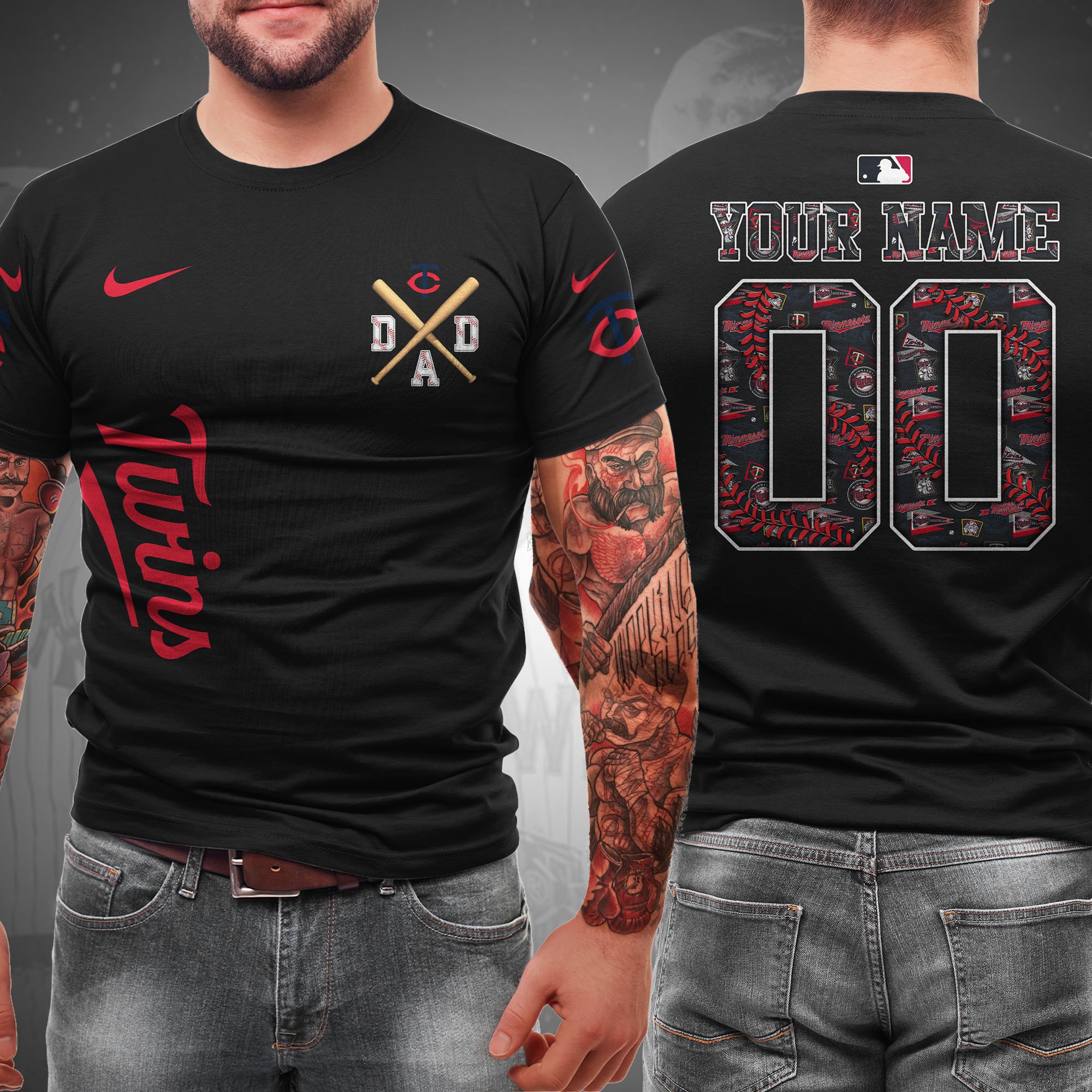 Minnesota Twins T-shirt Custom Name And Number, Sport Team Shirt, Gifts For Dad ETRG-05132208