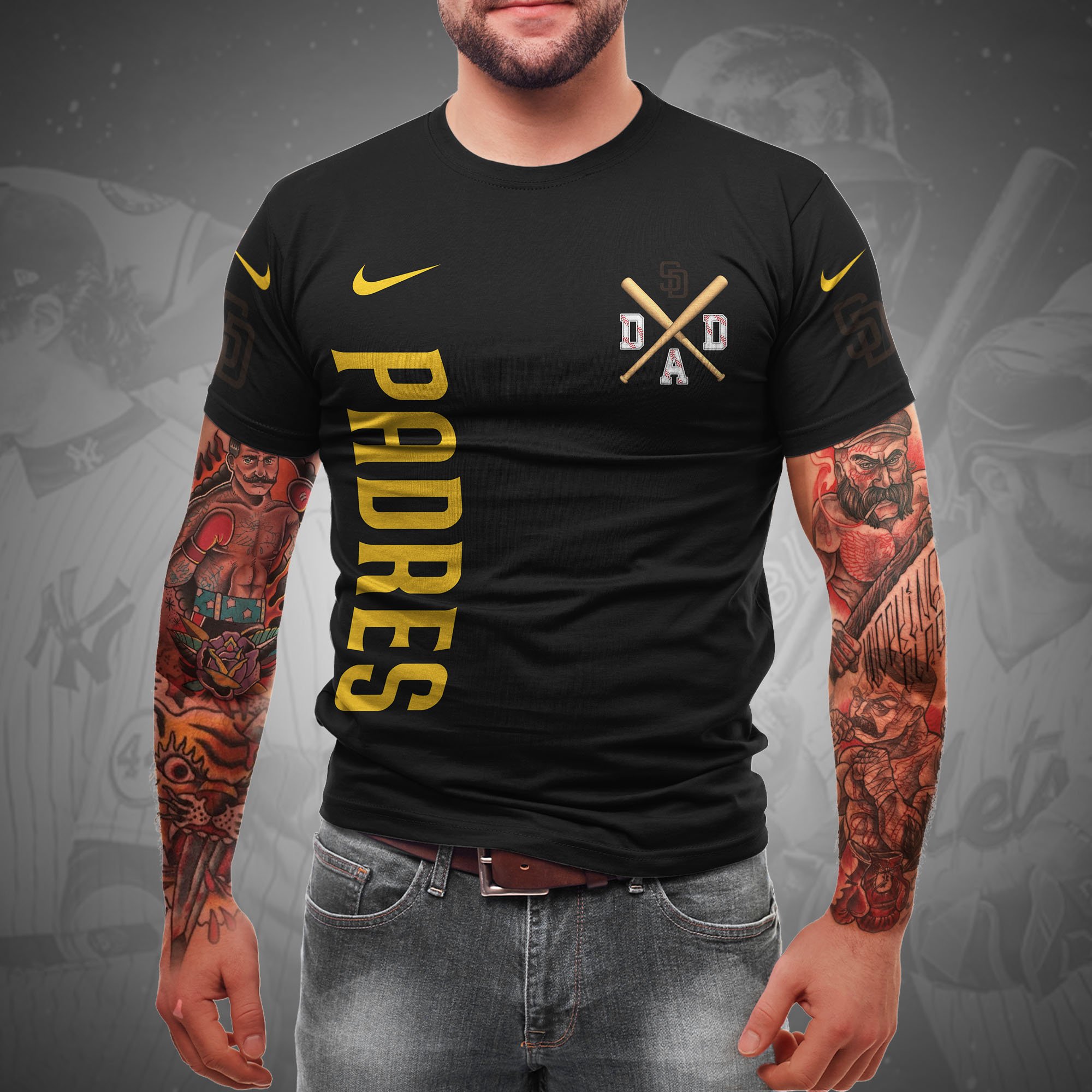 Alternative view of San Diego Padres T-shirt Custom Name And Number, Sport Team Shirt, Gifts For Dad ETRG-05132208
